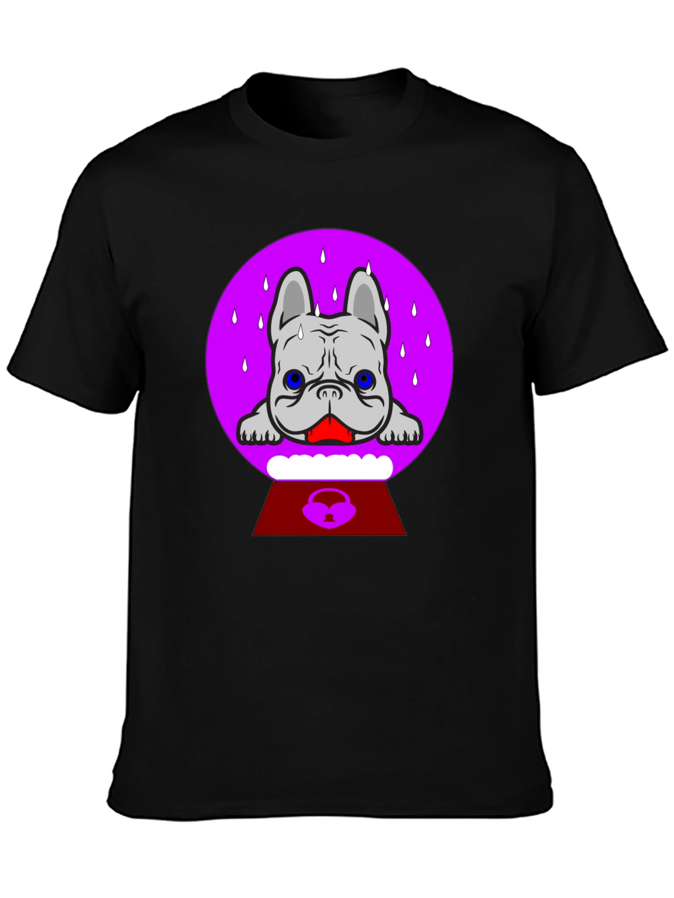 Sweating Bulldog Graphic Tee - Comfort & Style