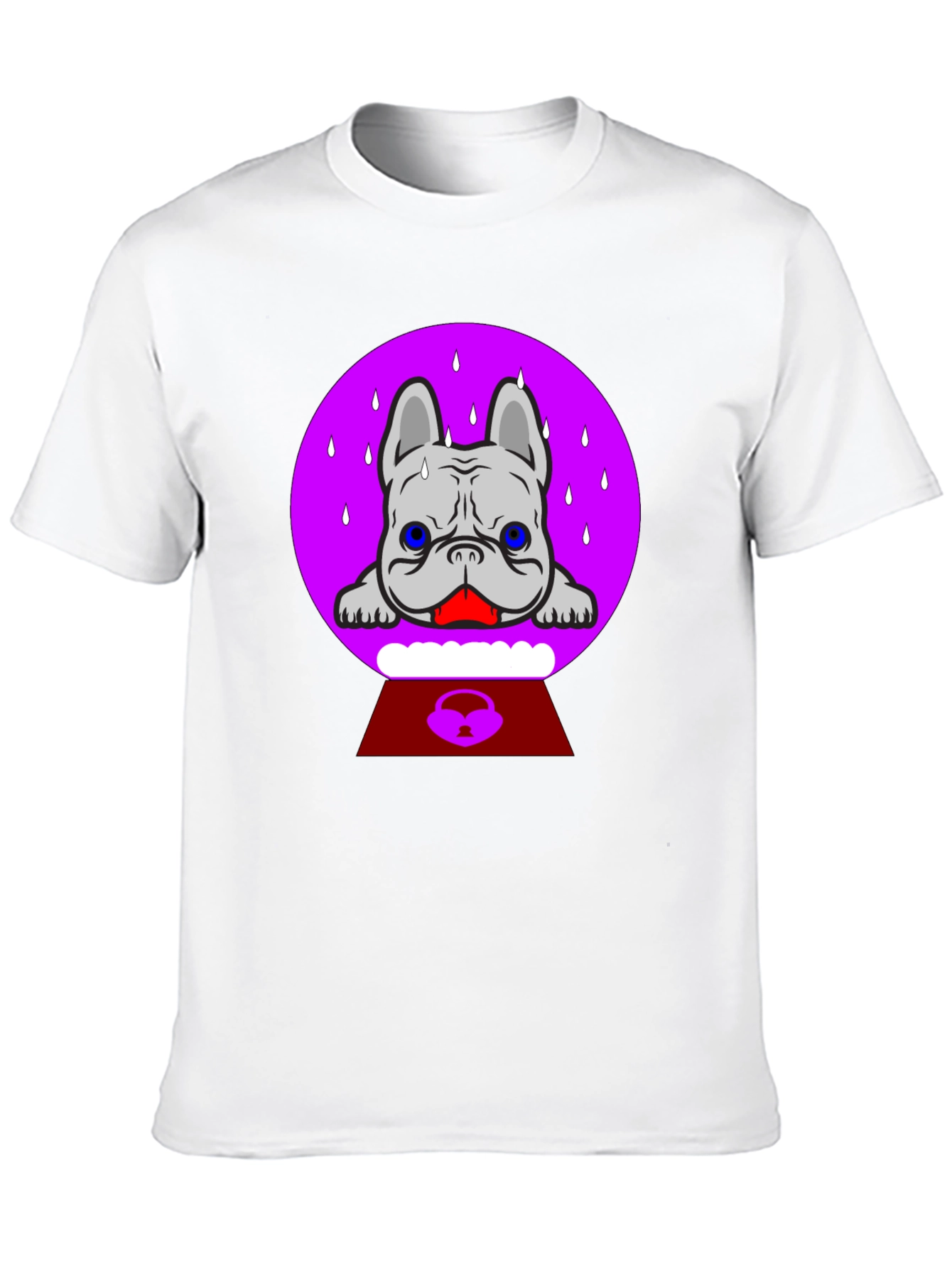 Sweating Bulldog Graphic Tee - Comfort & Style