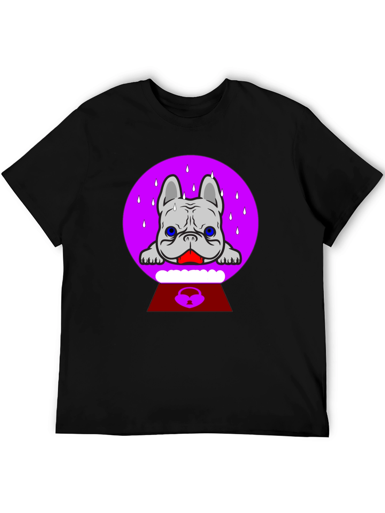 Sweating Bulldog Graphic Tee - Comfort & Style
