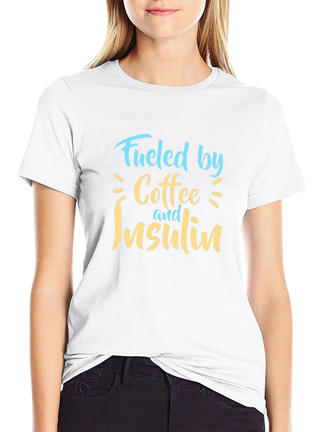 Coffee and Insulin T-Shirt - Diabetes Awareness Tee