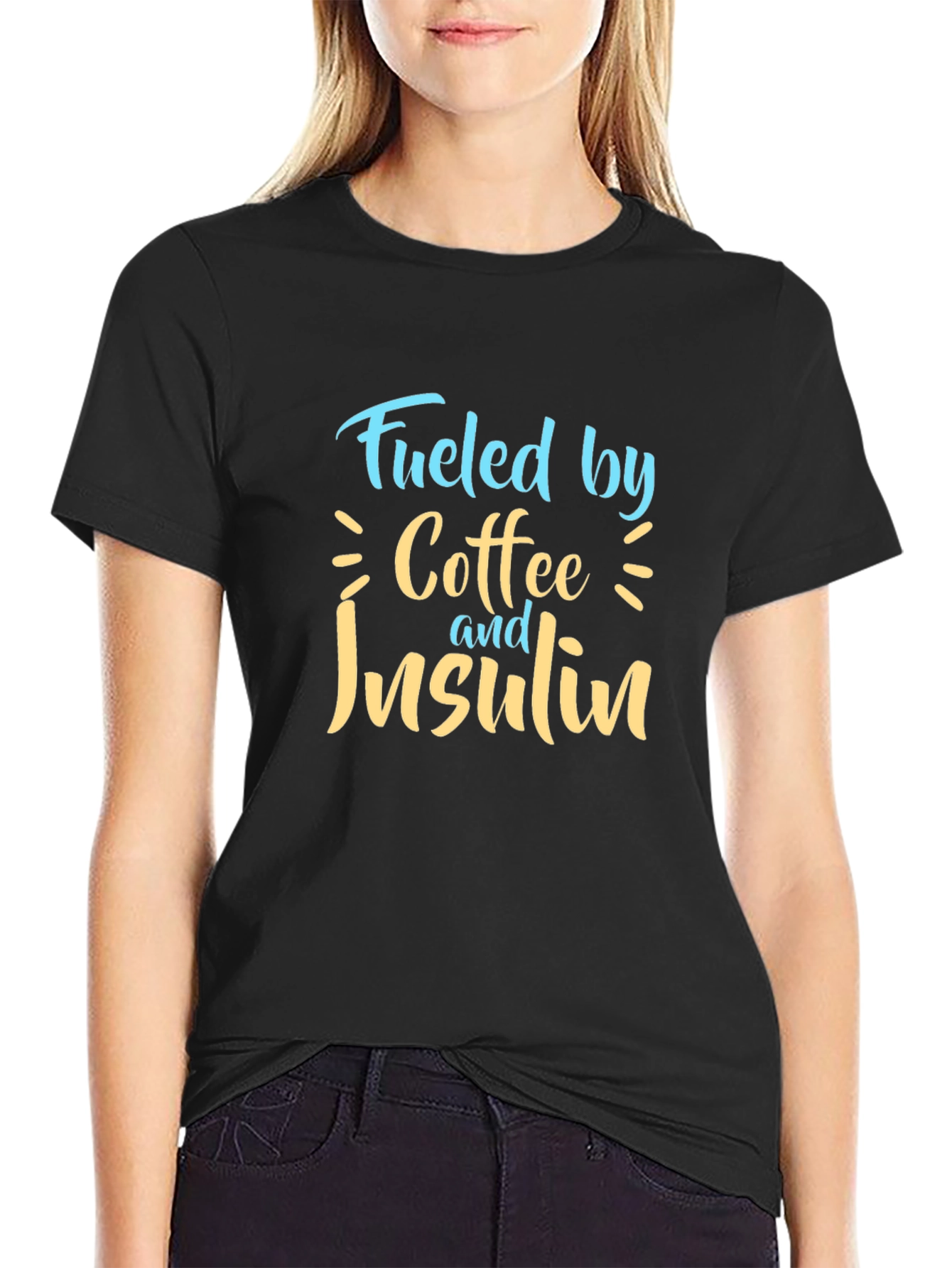 Coffee and Insulin T-Shirt - Diabetes Awareness Tee