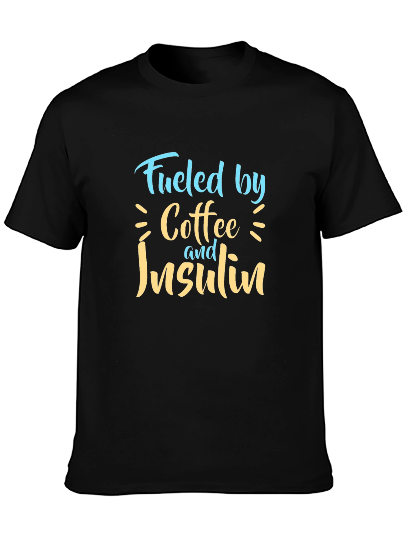 Coffee and Insulin T-Shirt - Diabetes Awareness Tee