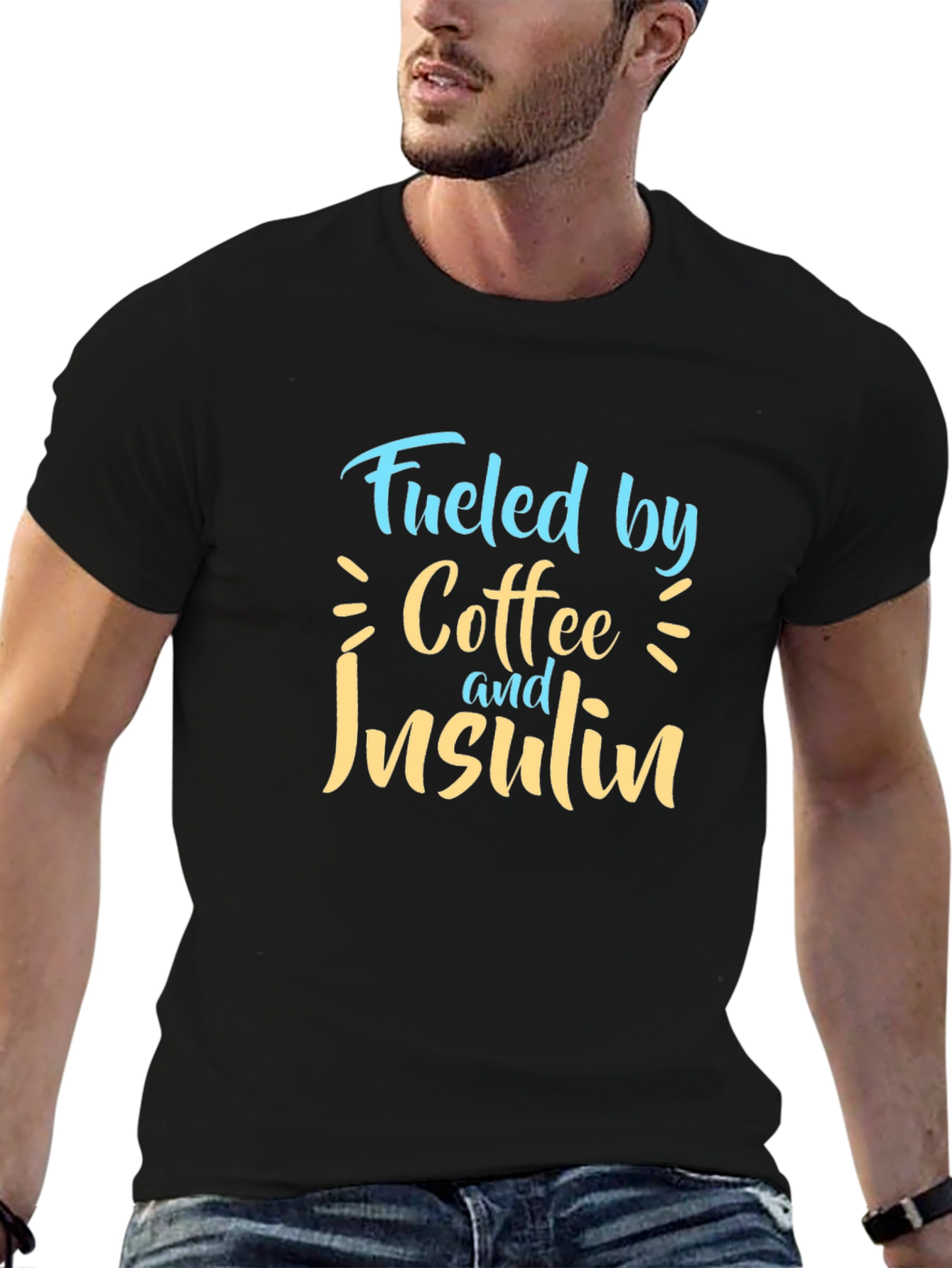 Coffee and Insulin T-Shirt - Diabetes Awareness Tee