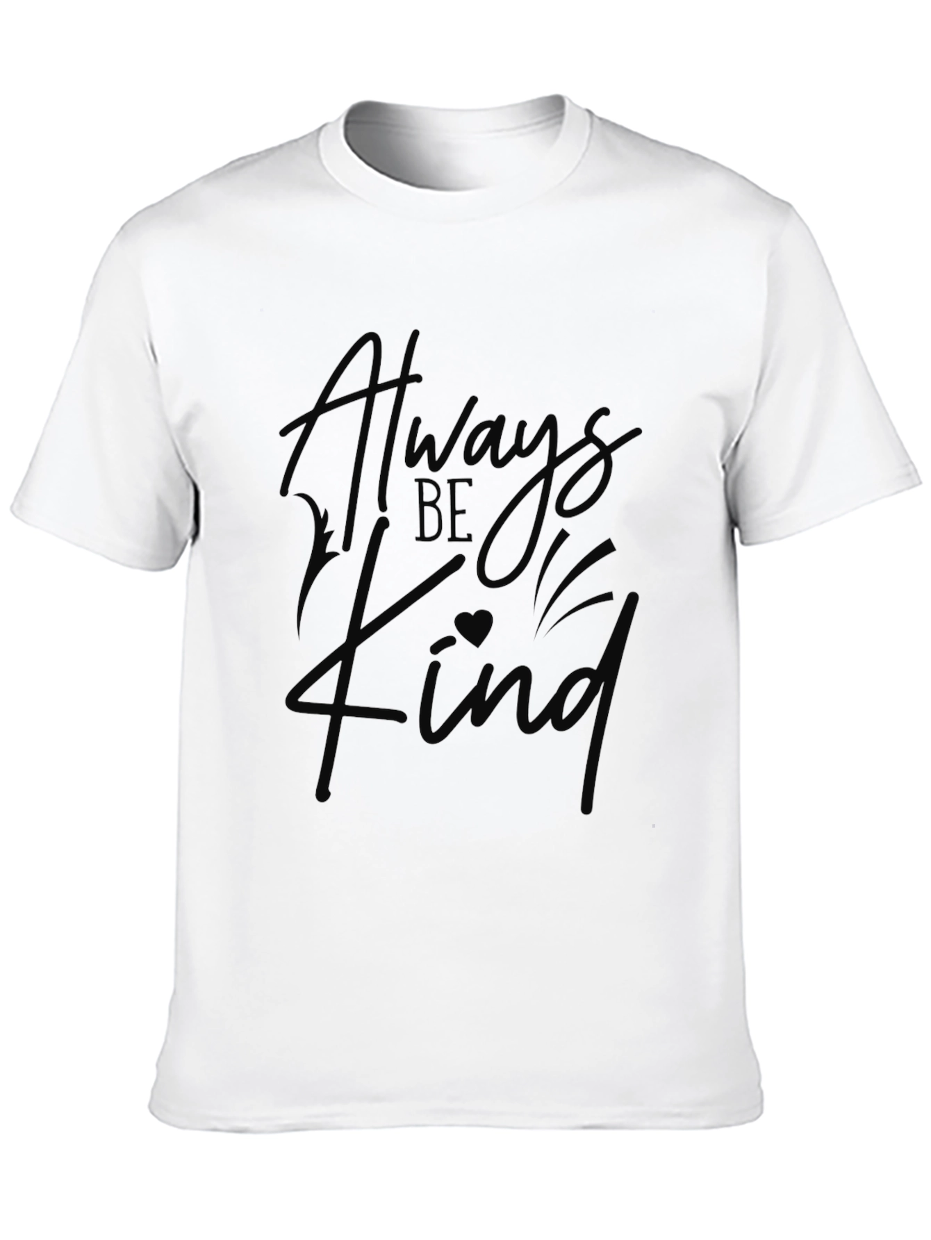 Always Be Kind Graphic Black T-Shirt