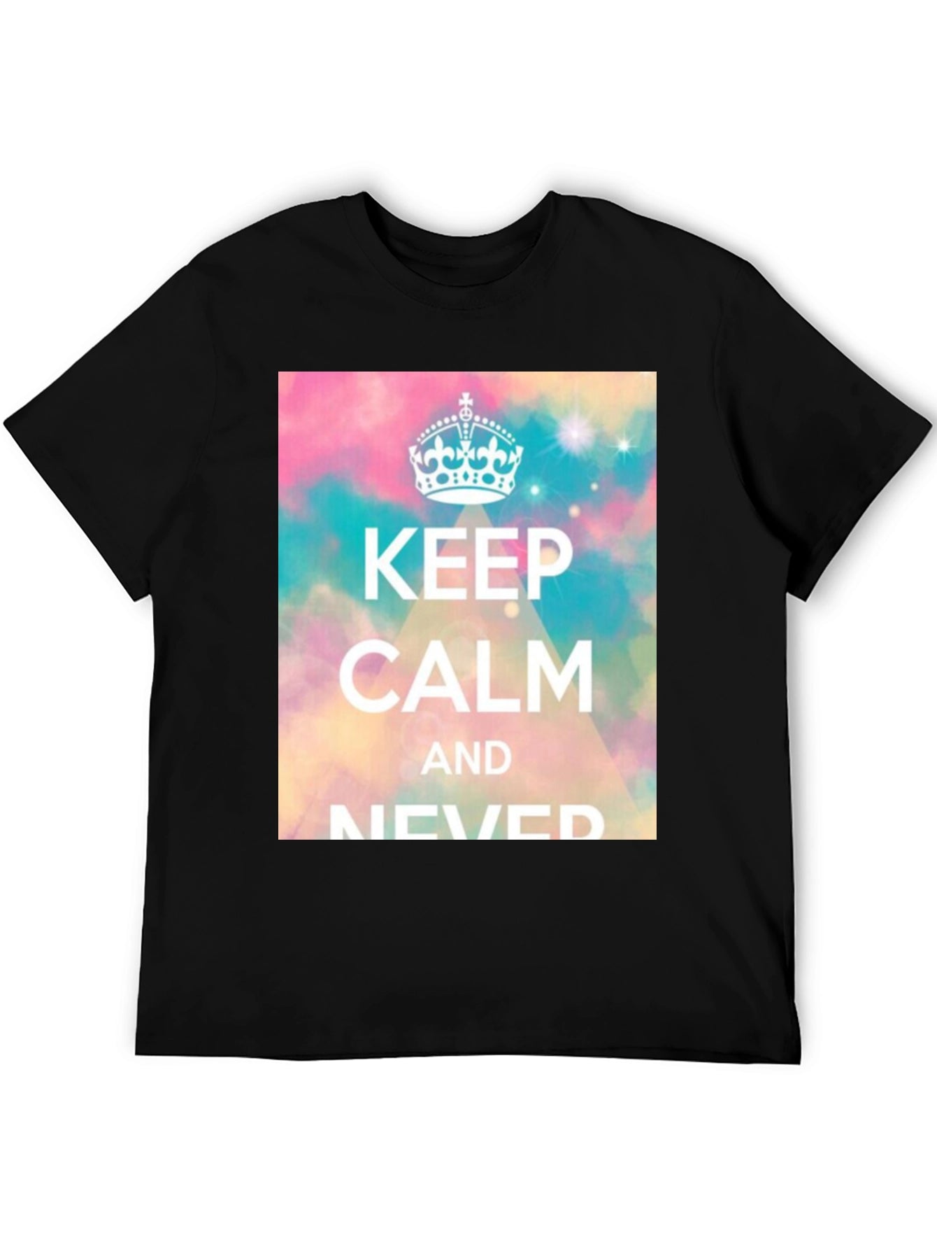 Keep Calm Novelty Graphic T-Shirt