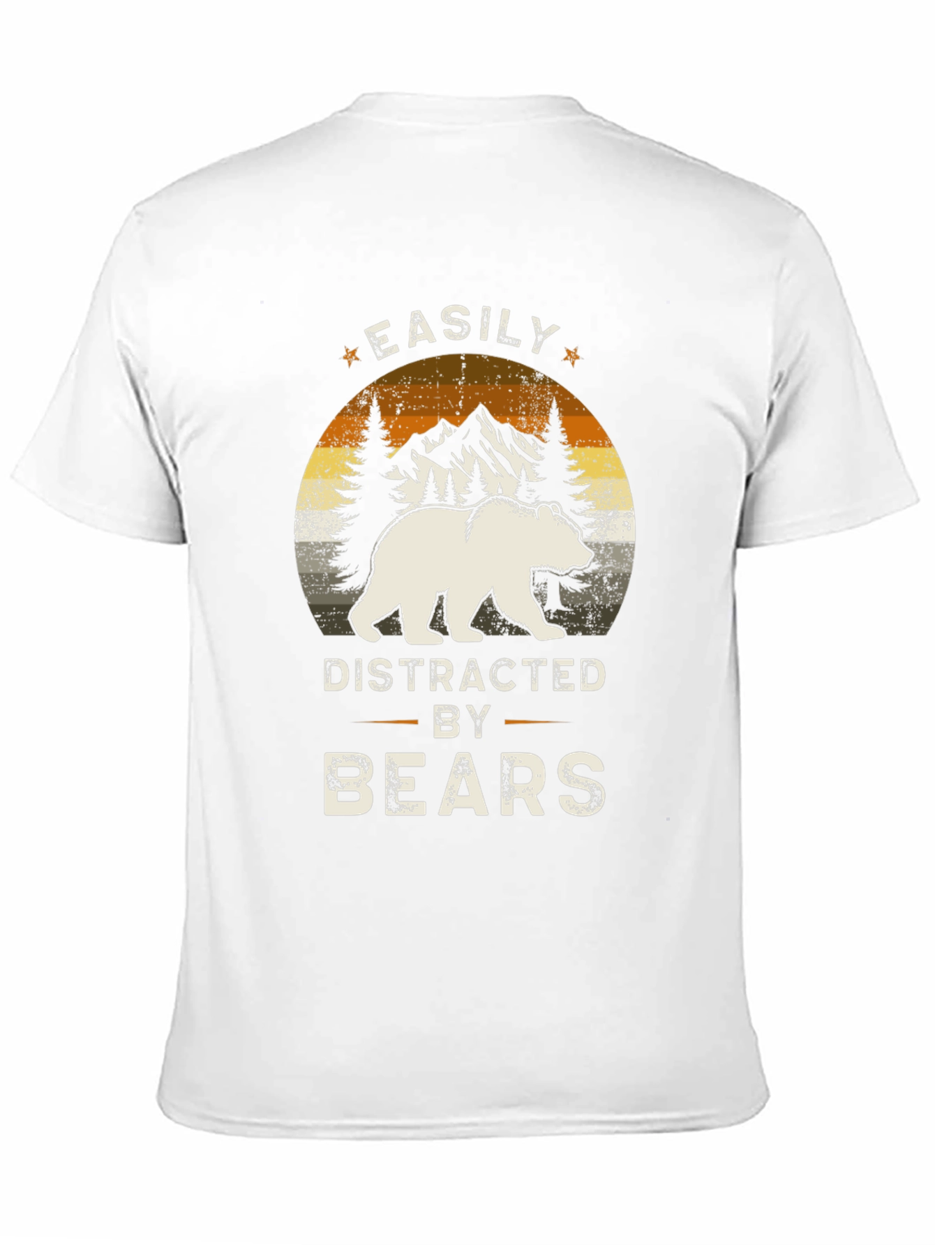 Easily Distracted By Bears Graphic T-Shirt