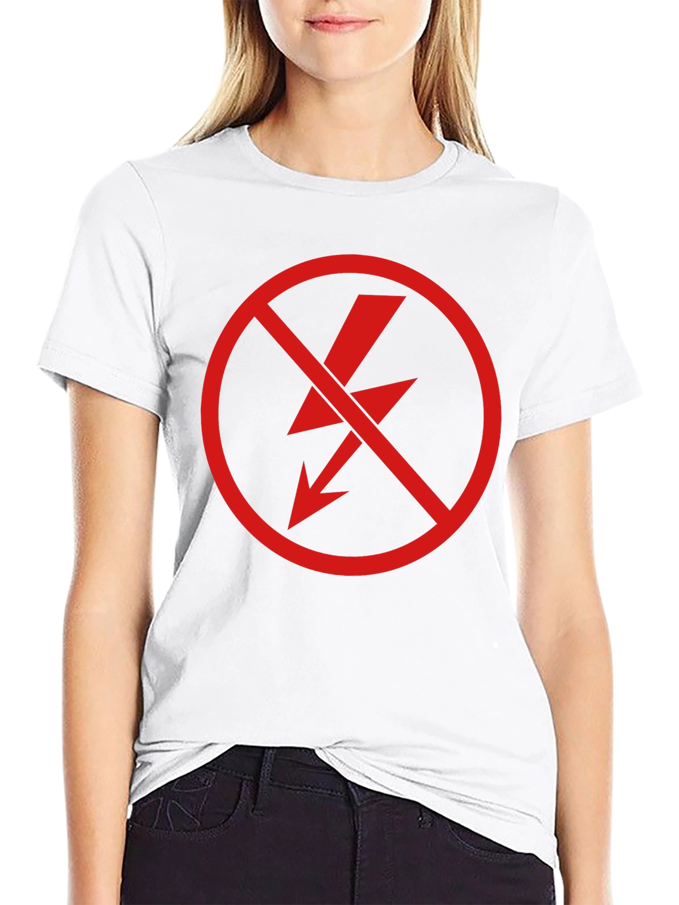 No Power T-Shirt - Graphic Tee - Black