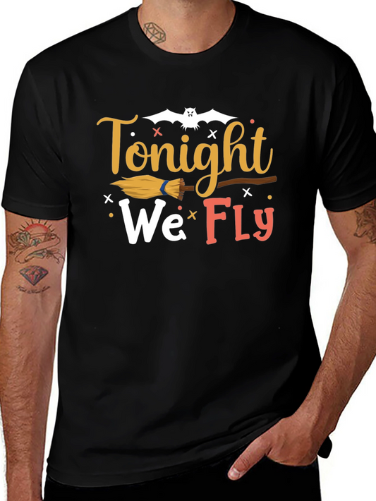 Tonight We Fly Graphic Tee - Halloween Shirt