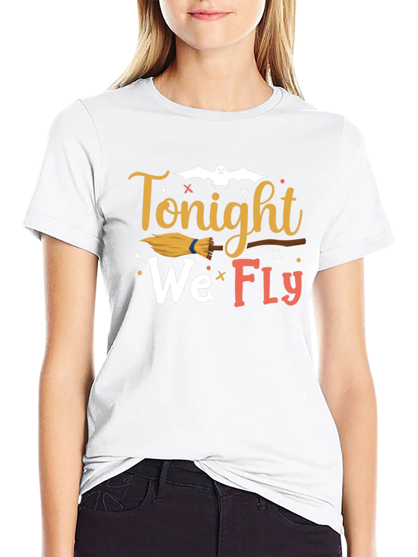 Tonight We Fly Graphic Tee - Halloween Shirt