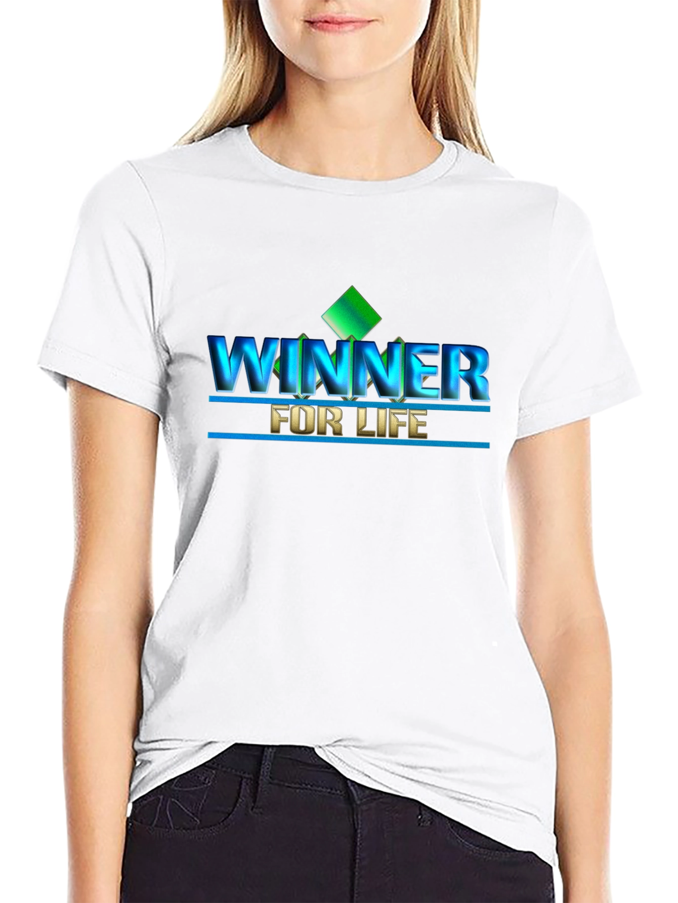 Winner for Life Black T-Shirt