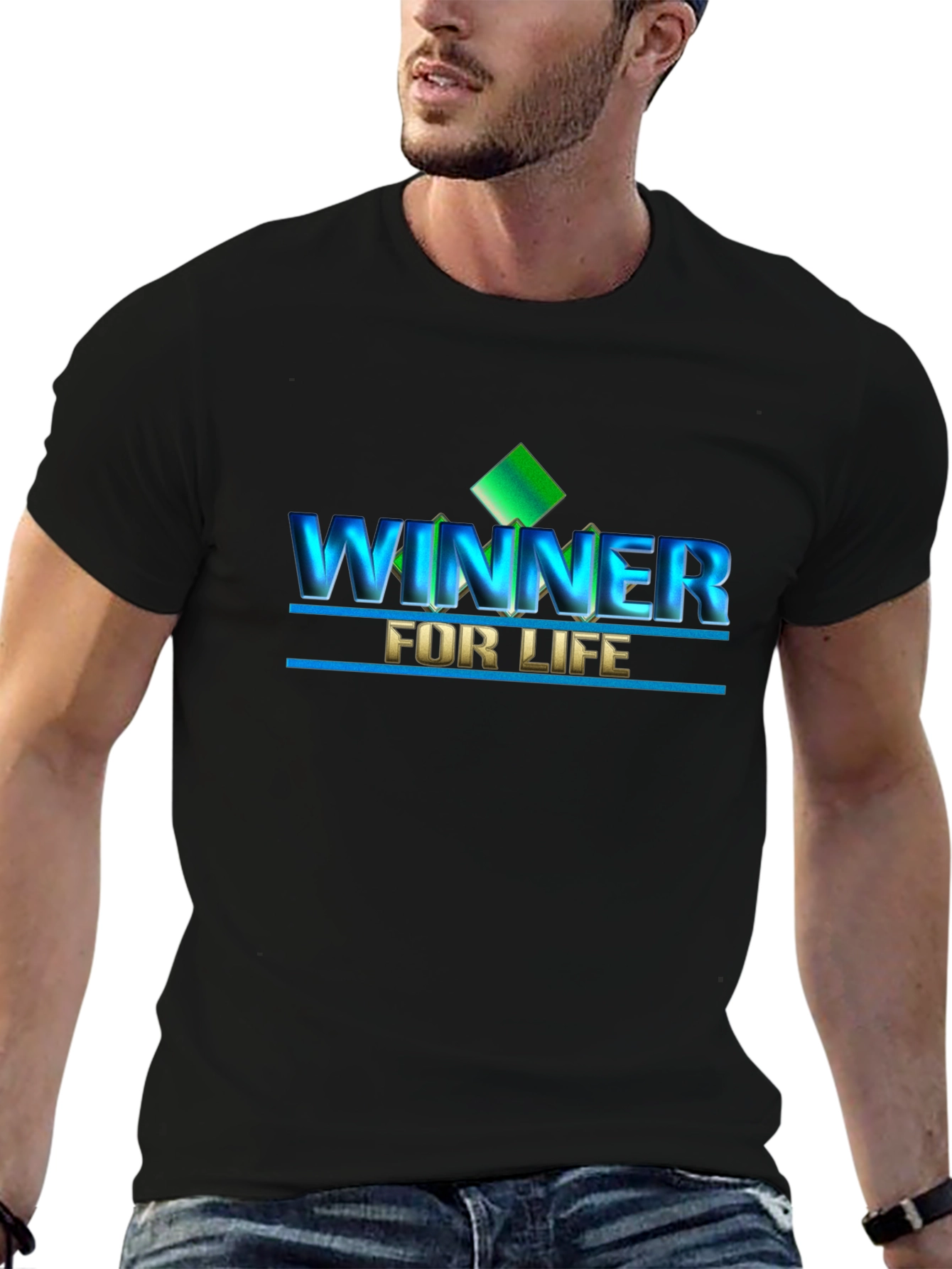 Winner for Life Black T-Shirt