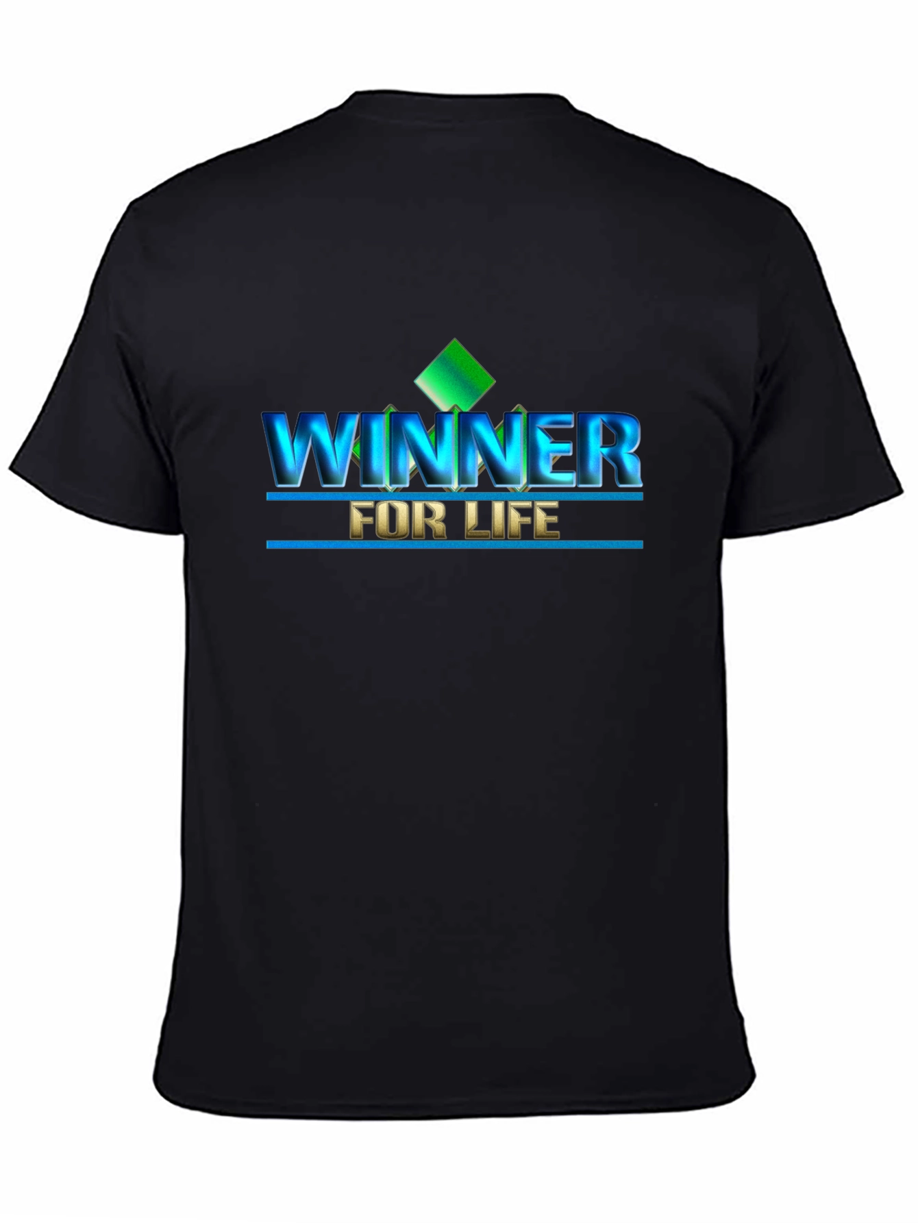 Winner for Life Black T-Shirt