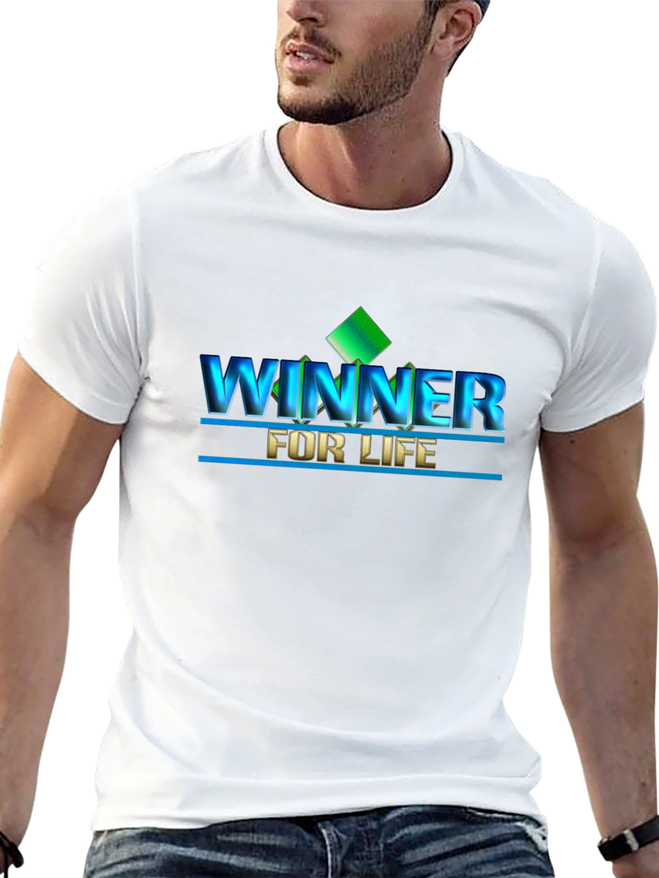 Winner for Life Black T-Shirt