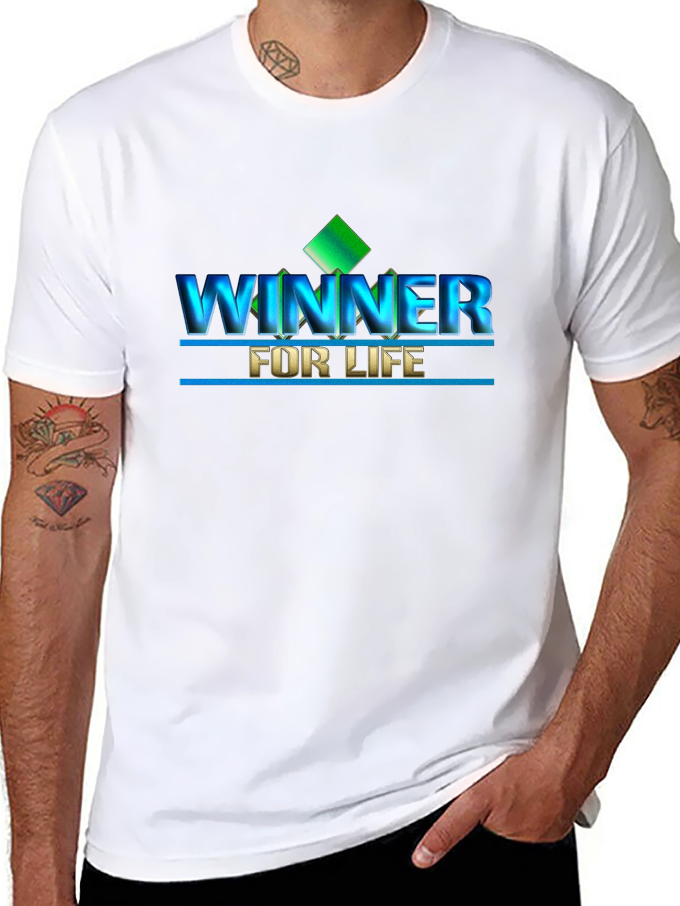 Winner for Life Black T-Shirt