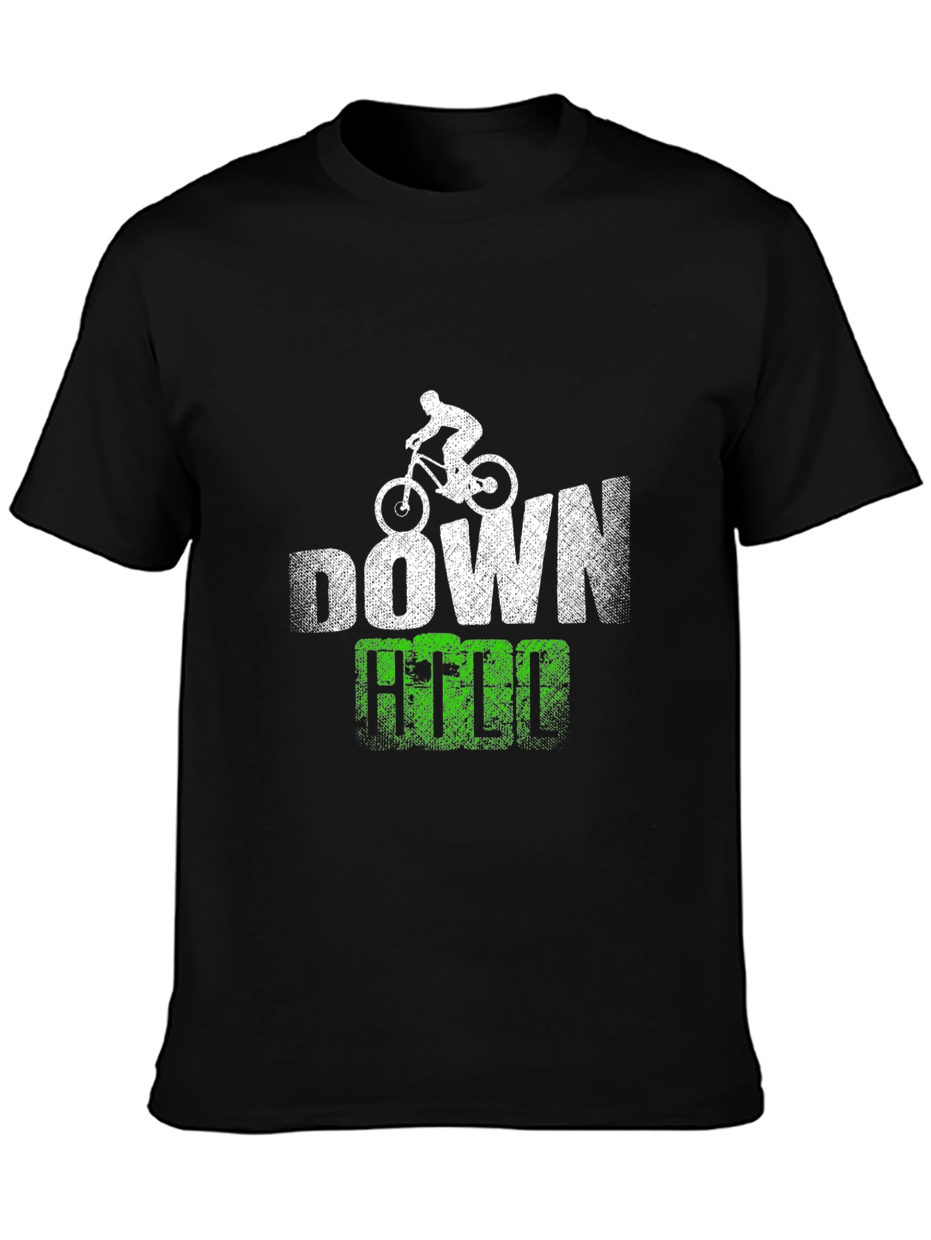 Downhill Mountain Bike T-Shirt Black