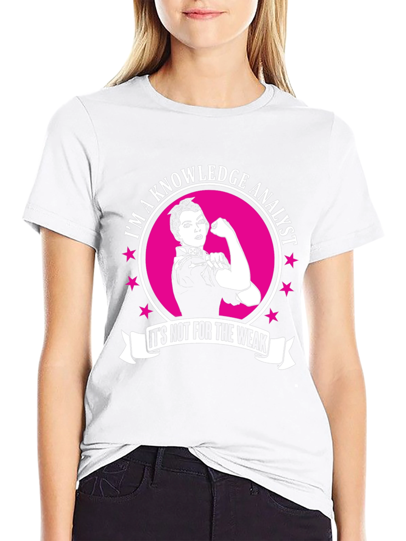 Knowledge Analyst Strong Woman T-Shirt