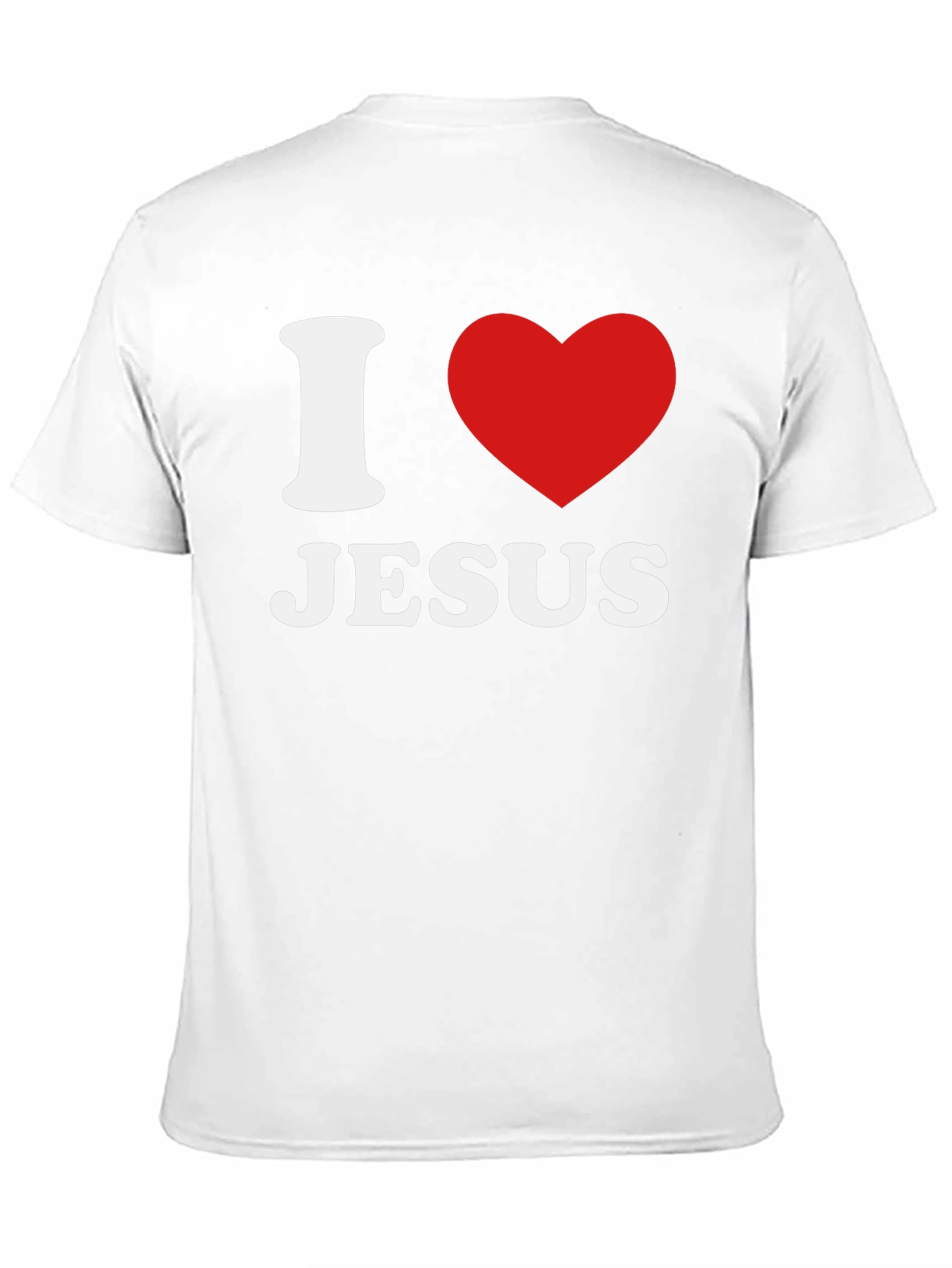 I Heart Jesus Black Graphic T-Shirt