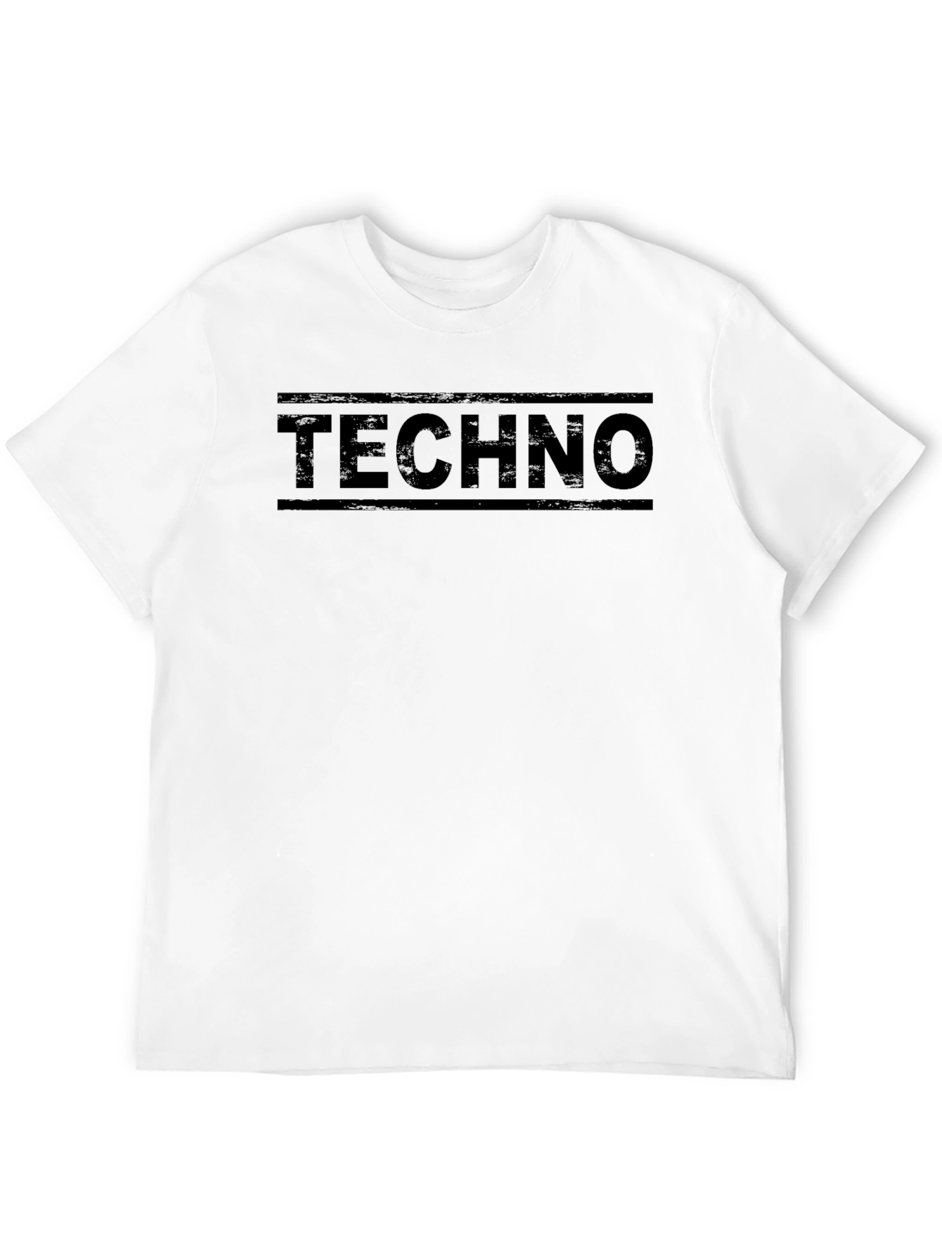Techno Music T-Shirt - Black Graphic Tee