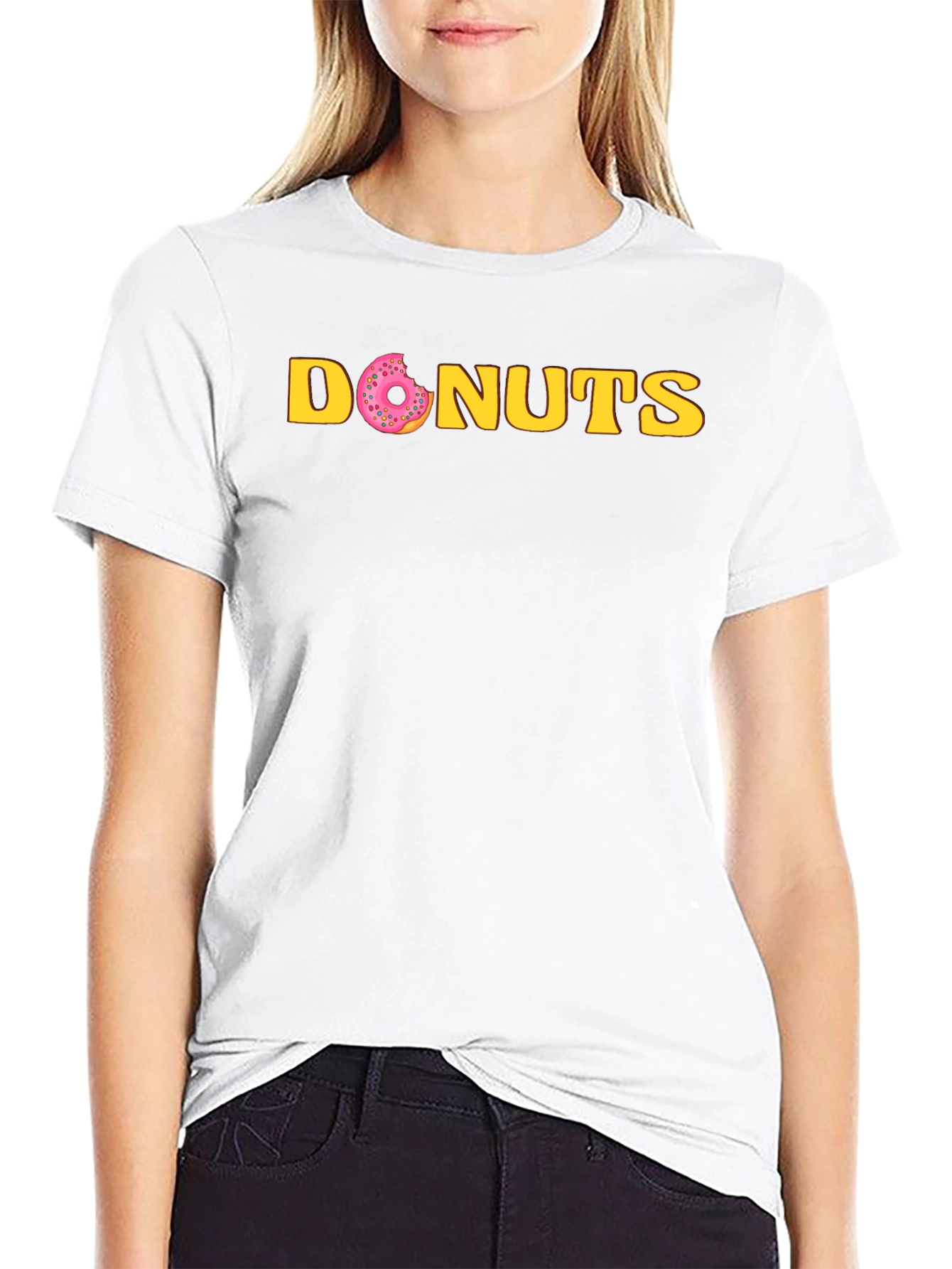 Donuts Graphic Tee - Fun Casual T-Shirt