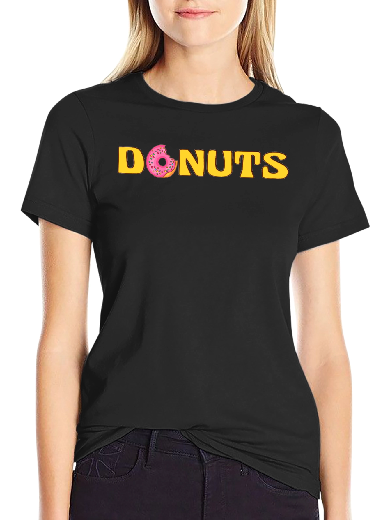 Donuts Graphic Tee - Fun Casual T-Shirt