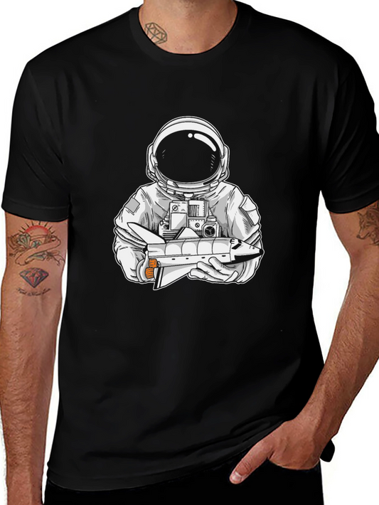 Astronaut Space Shuttle Graphic Tee