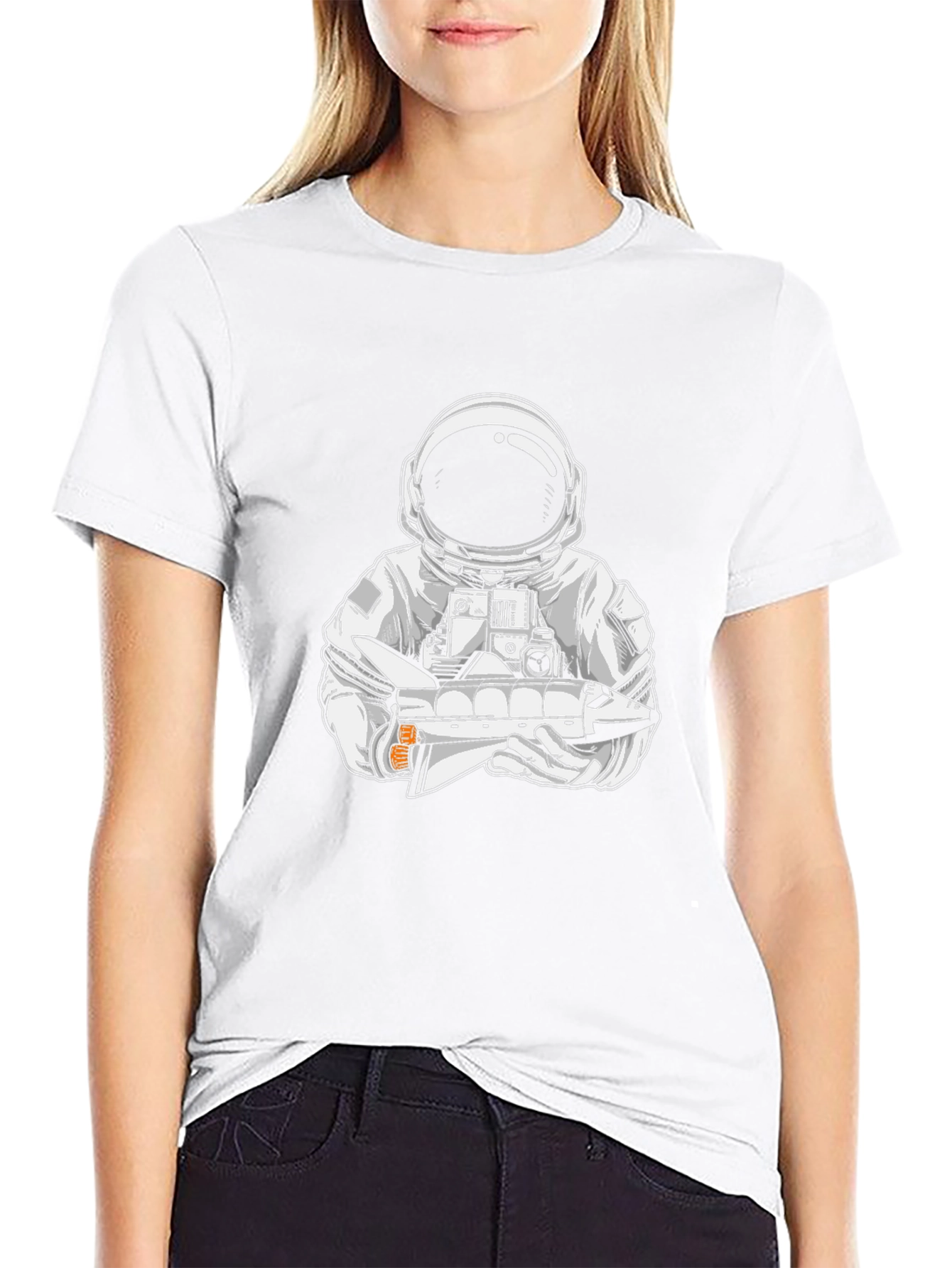 Astronaut Space Shuttle Graphic Tee