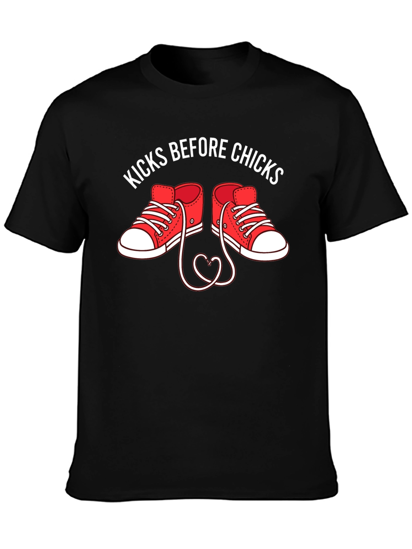 Kicks Before Chicks Graphic T-Shirt