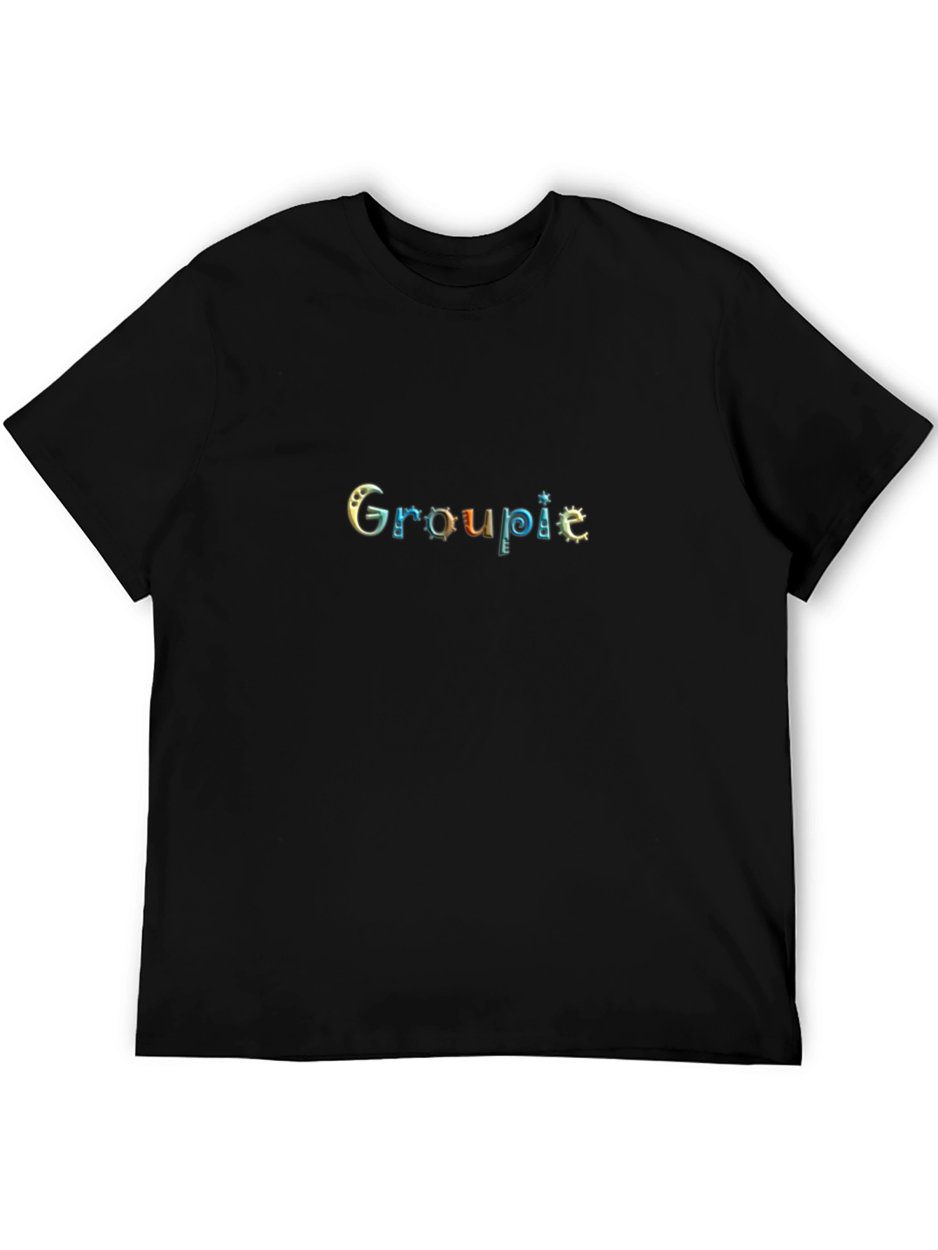 Groupie Black T-Shirt - Unique Graphic Tee