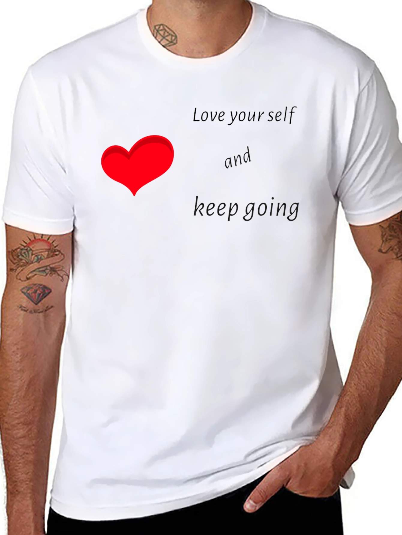 Love Yourself Black T-Shirt