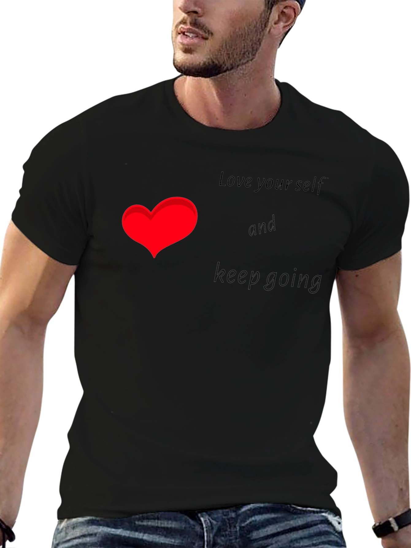 Love Yourself Black T-Shirt