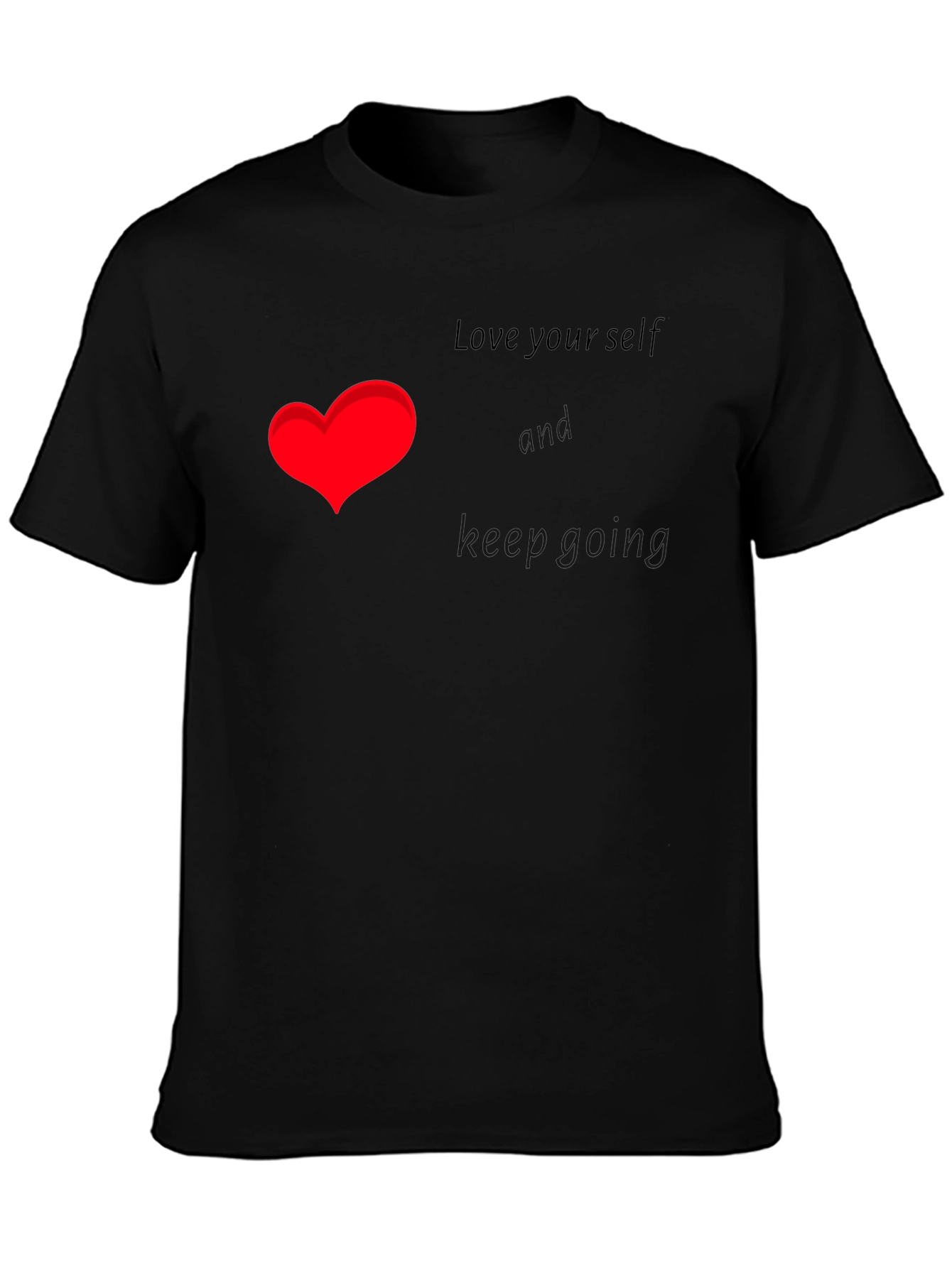 Love Yourself Black T-Shirt