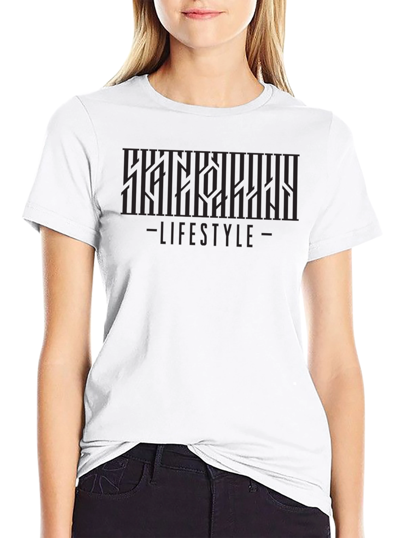 Urban Lifestyle Black Graphic Tee