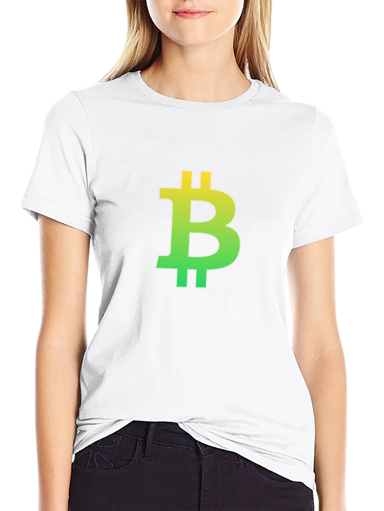 Bitcoin Logo Black T-Shirt