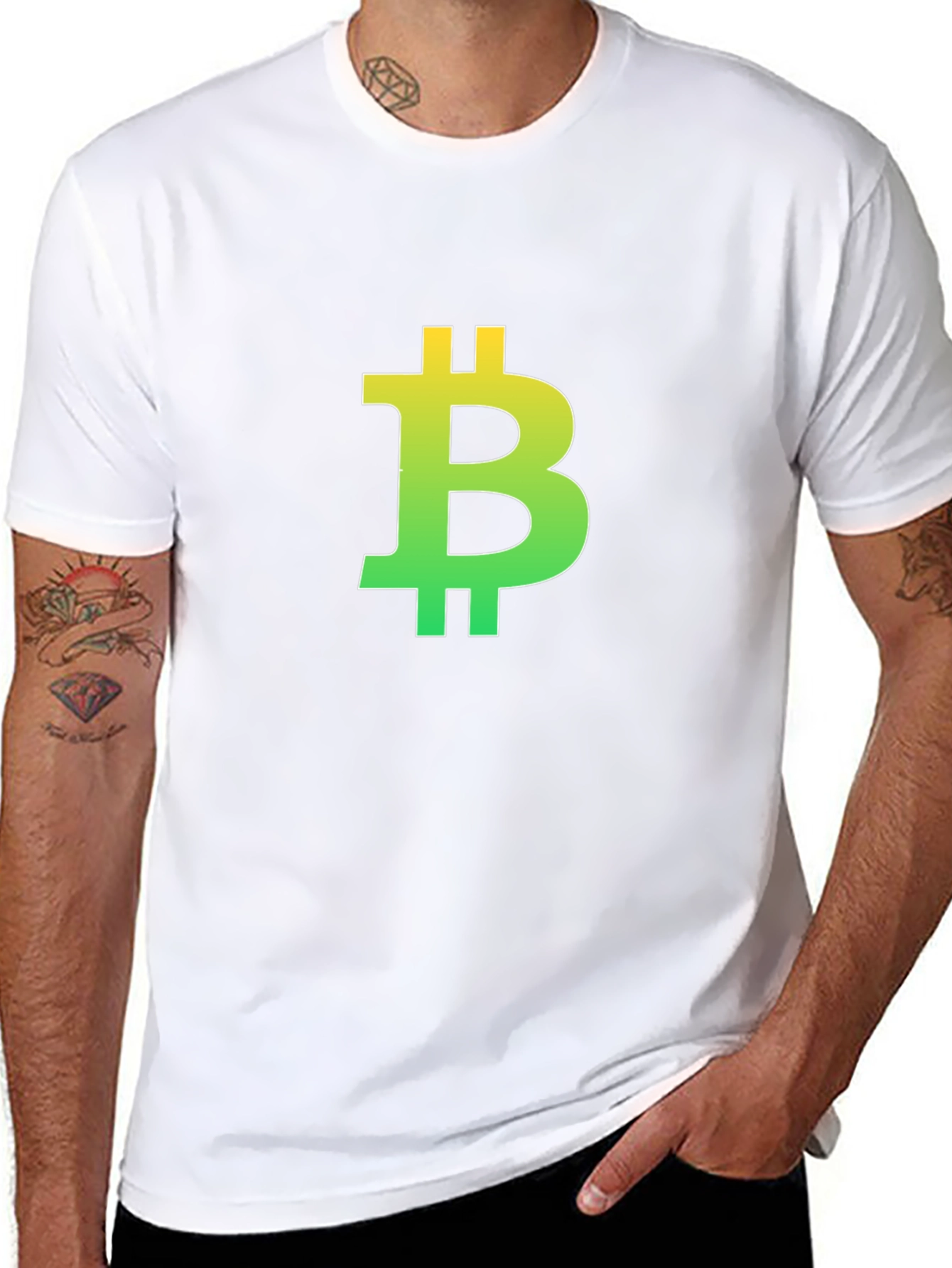 Bitcoin Logo Black T-Shirt