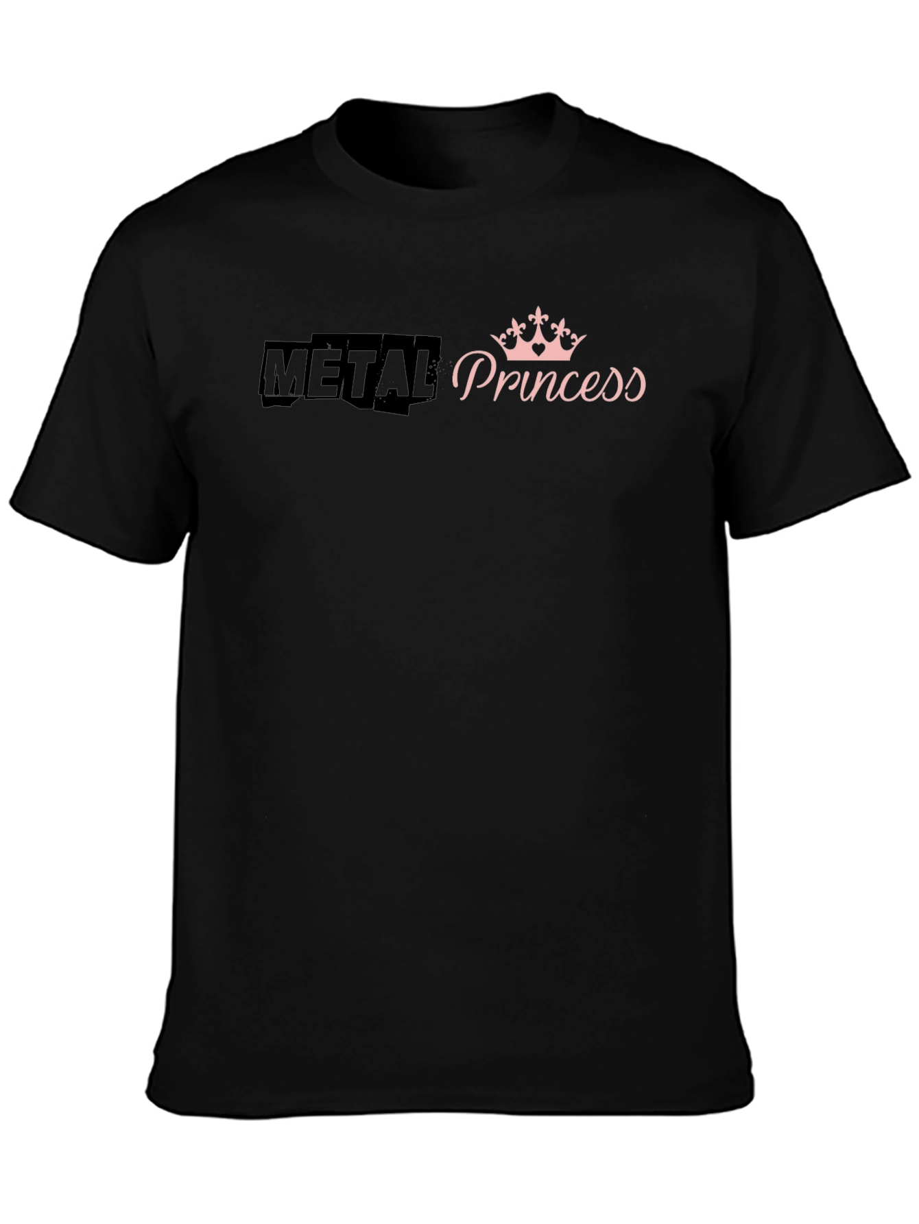 Metal Princess Graphic Tee - Black