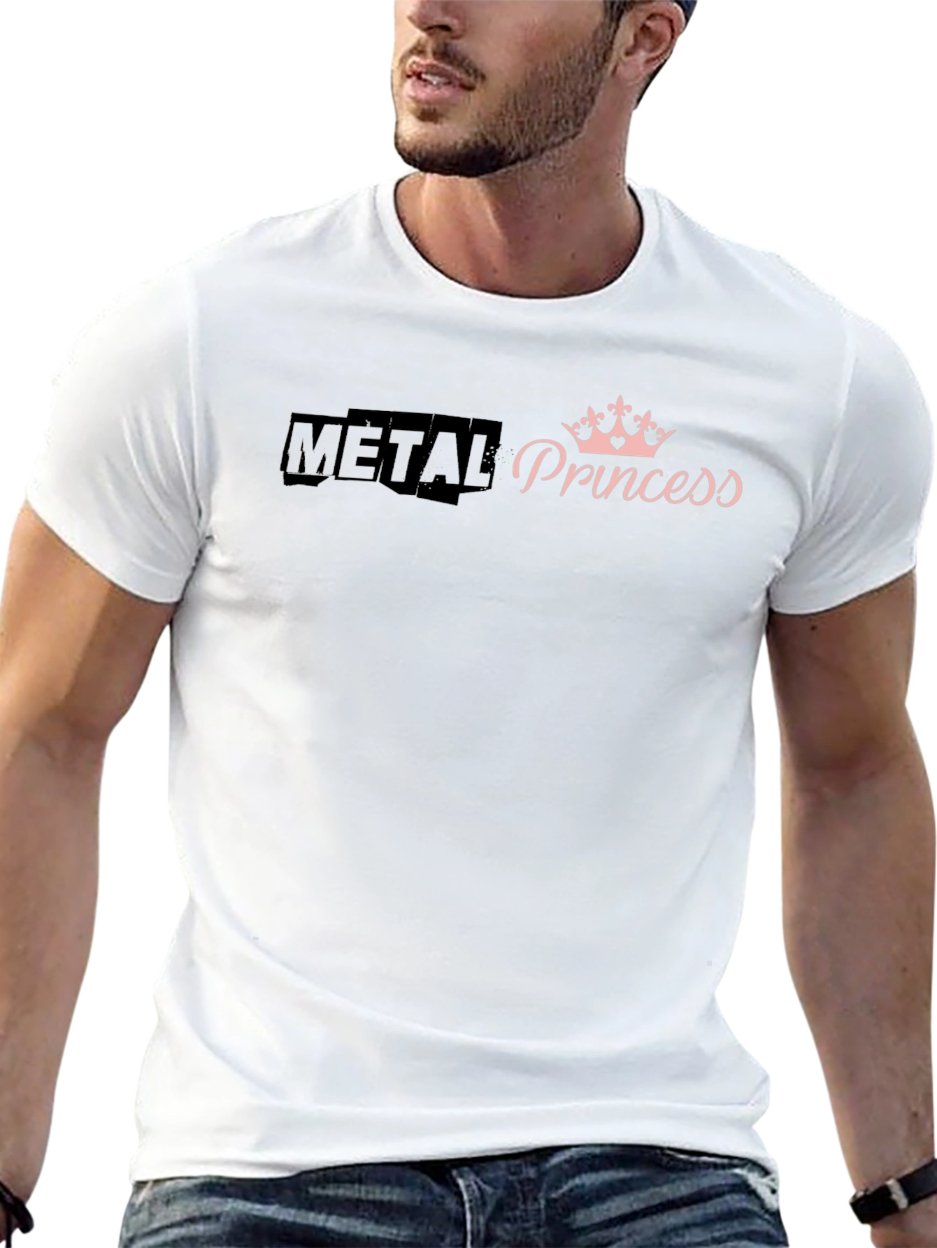 Metal Princess Graphic Tee - Black