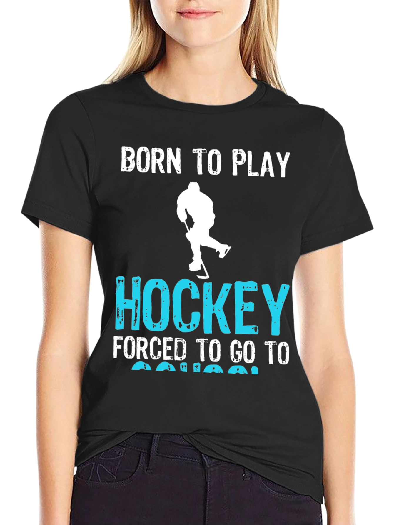 Born to Play Hockey Graphic Tee