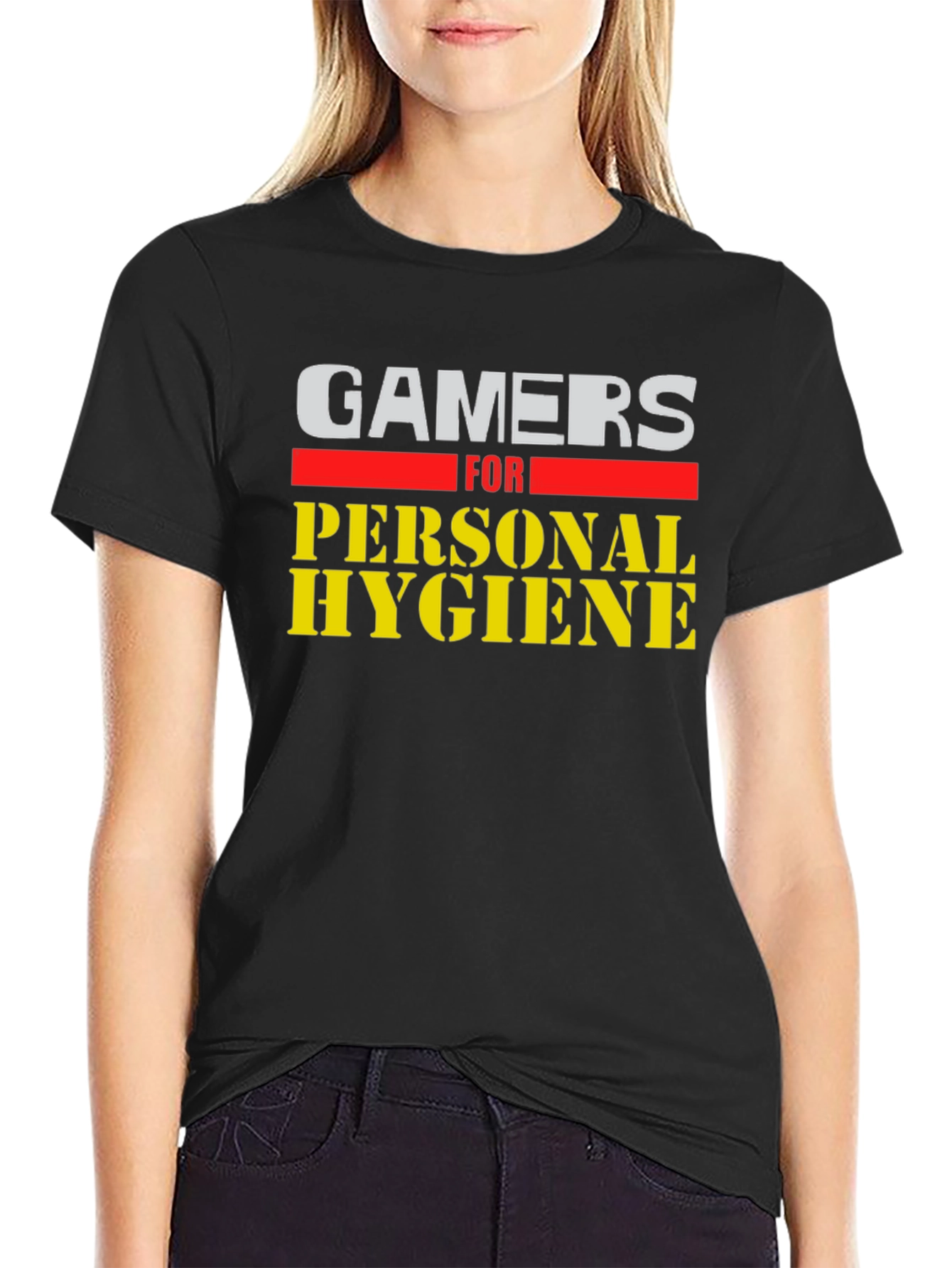 Gamers for Personal Hygiene T-Shirt - Black