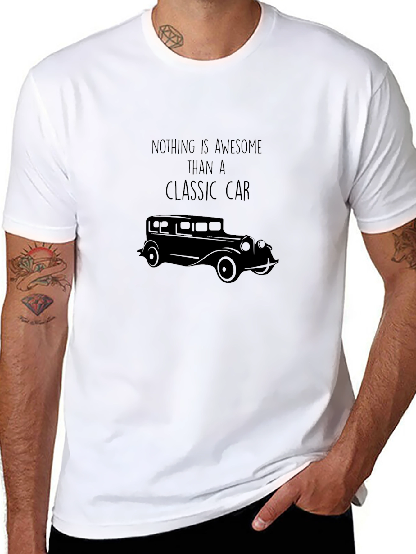 Classic Car Graphic Tee - Nothing is Awesome