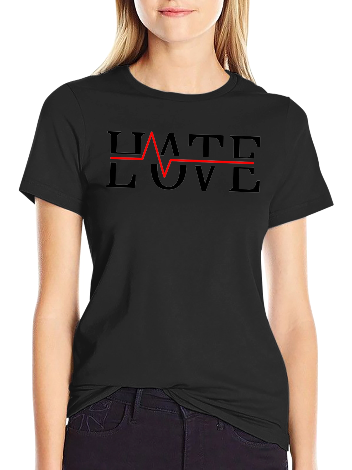 Hate Love T-Shirt - Graphic Tee
