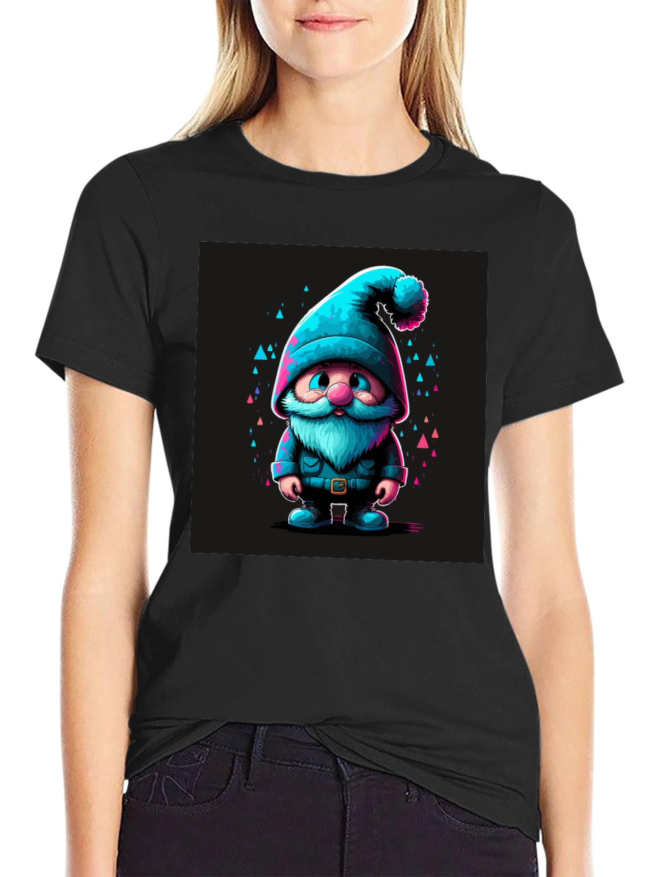 Gnome Graphic Tee - Mens Black T-Shirt