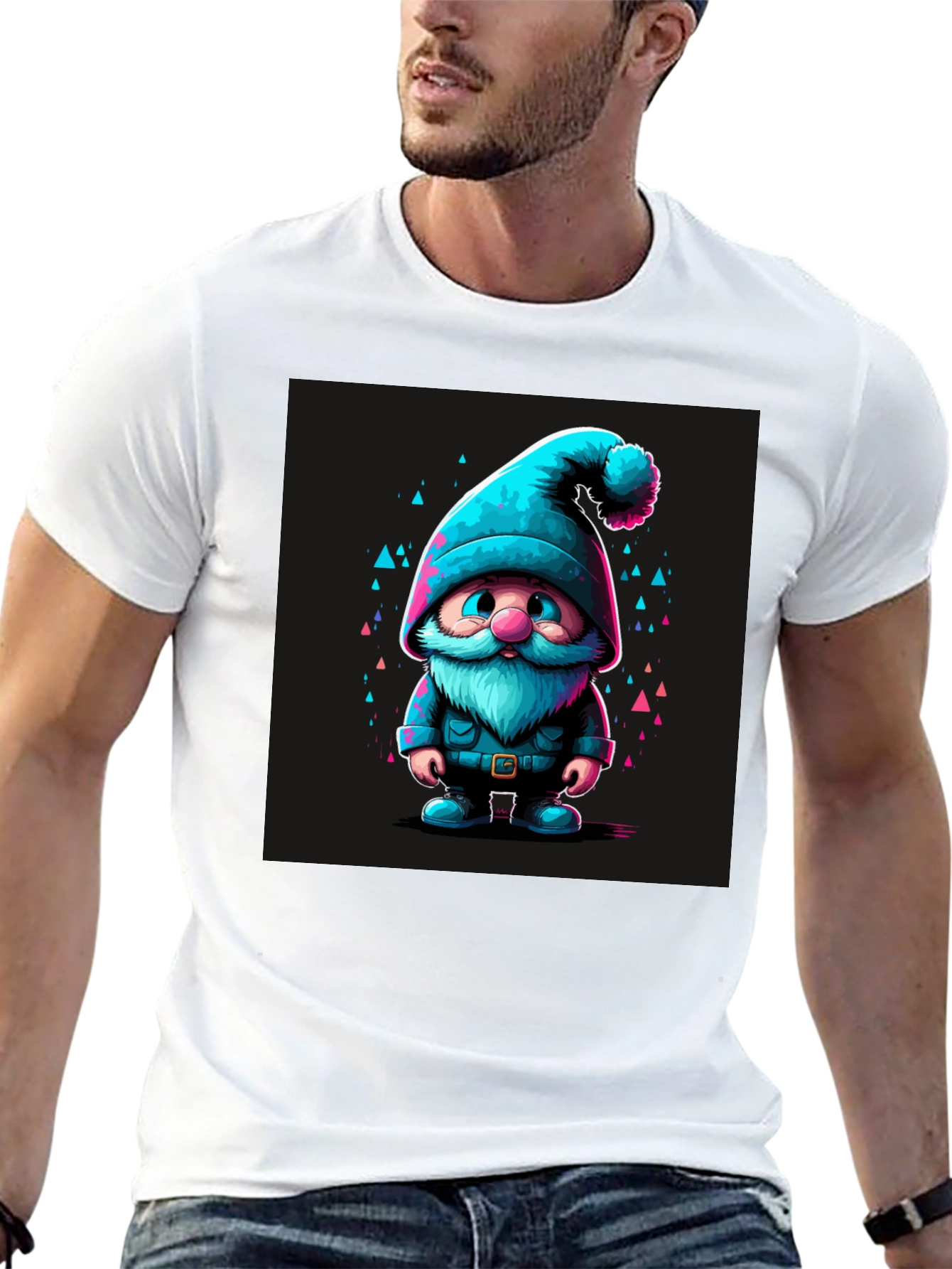 Gnome Graphic Tee - Mens Black T-Shirt