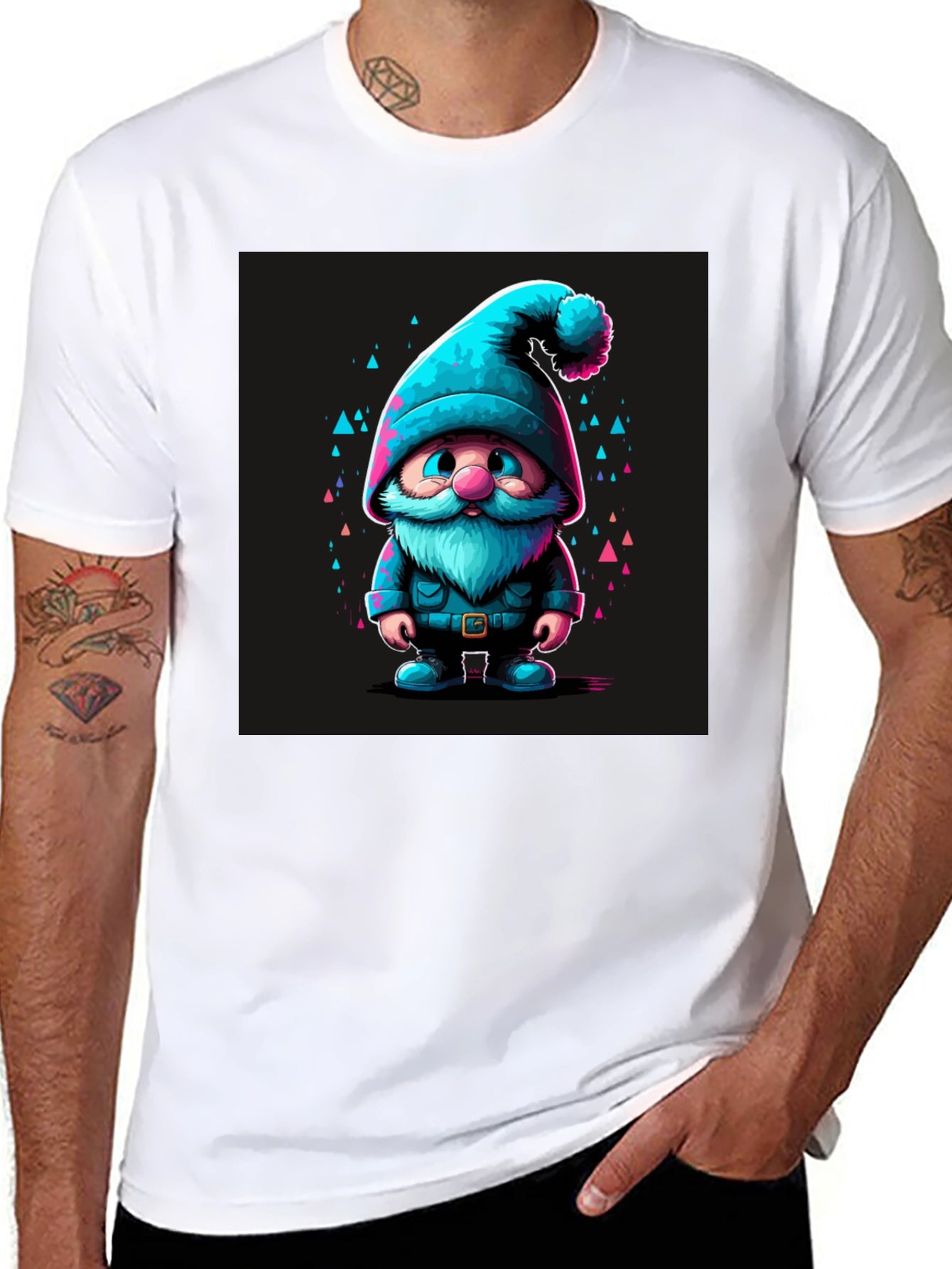 Gnome Graphic Tee - Mens Black T-Shirt