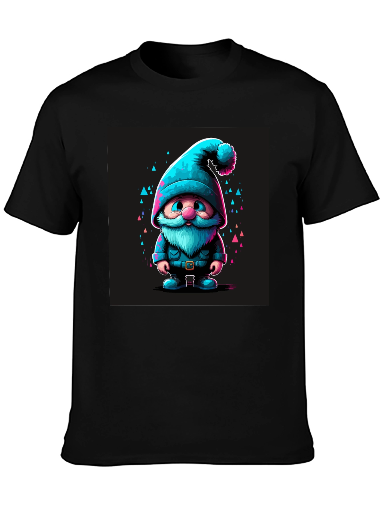Gnome Graphic Tee - Mens Black T-Shirt