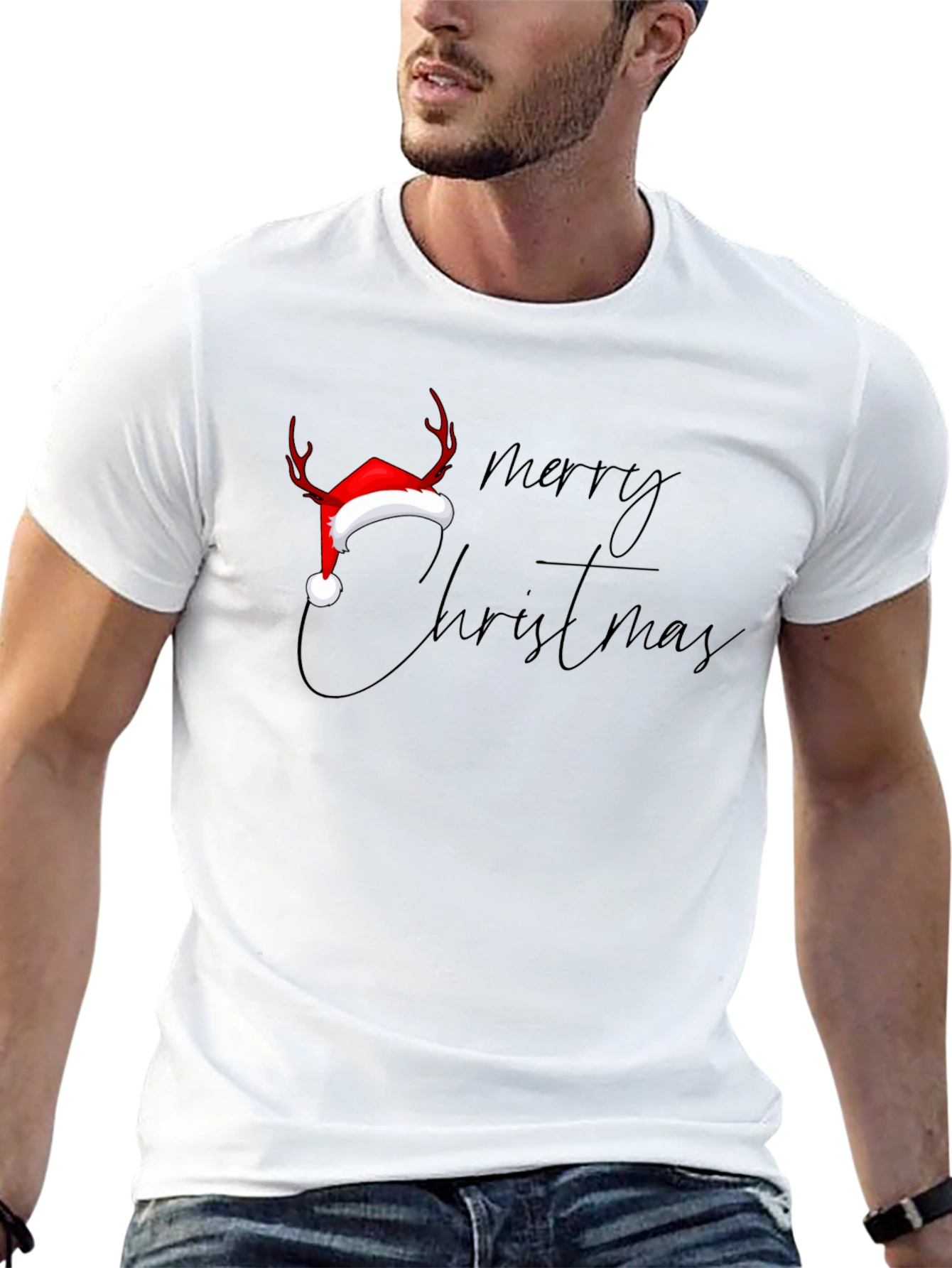 Merry Christmas T-Shirt - Holiday Festive Wear