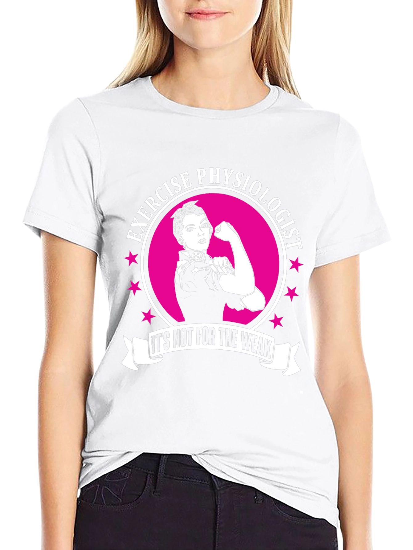Exercise Physiologist T-Shirt - Rosie the Riveter Style