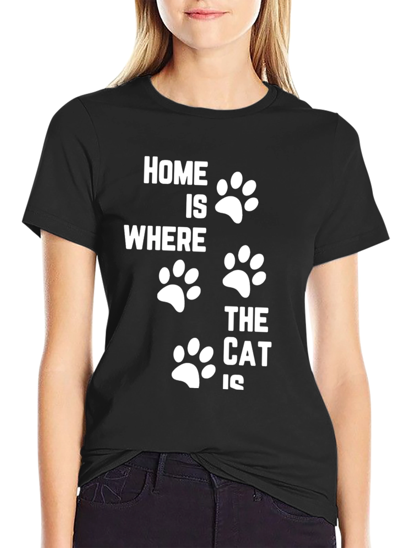 Home is Where the Cat Is Graphic Tee