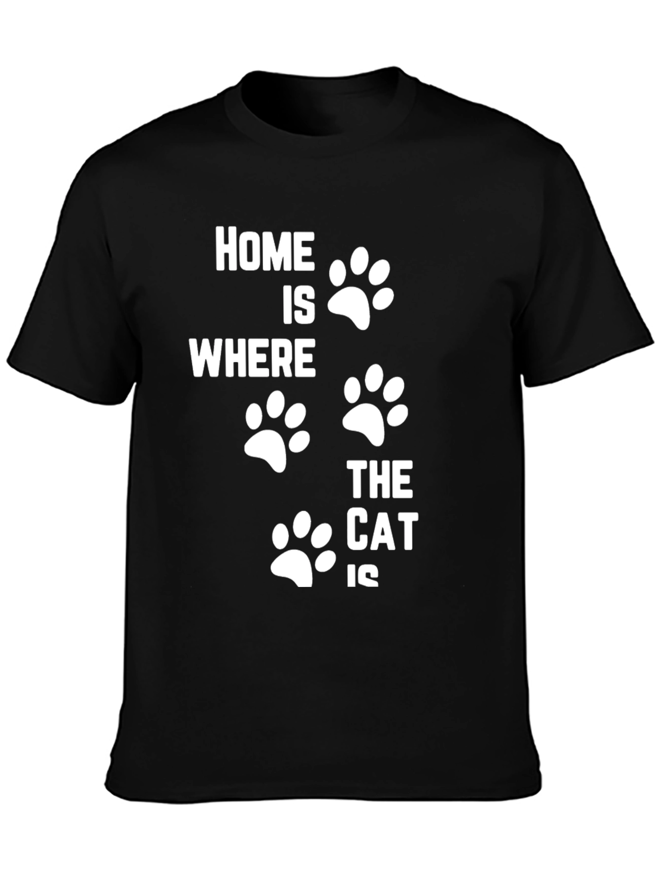 Home is Where the Cat Is Graphic Tee