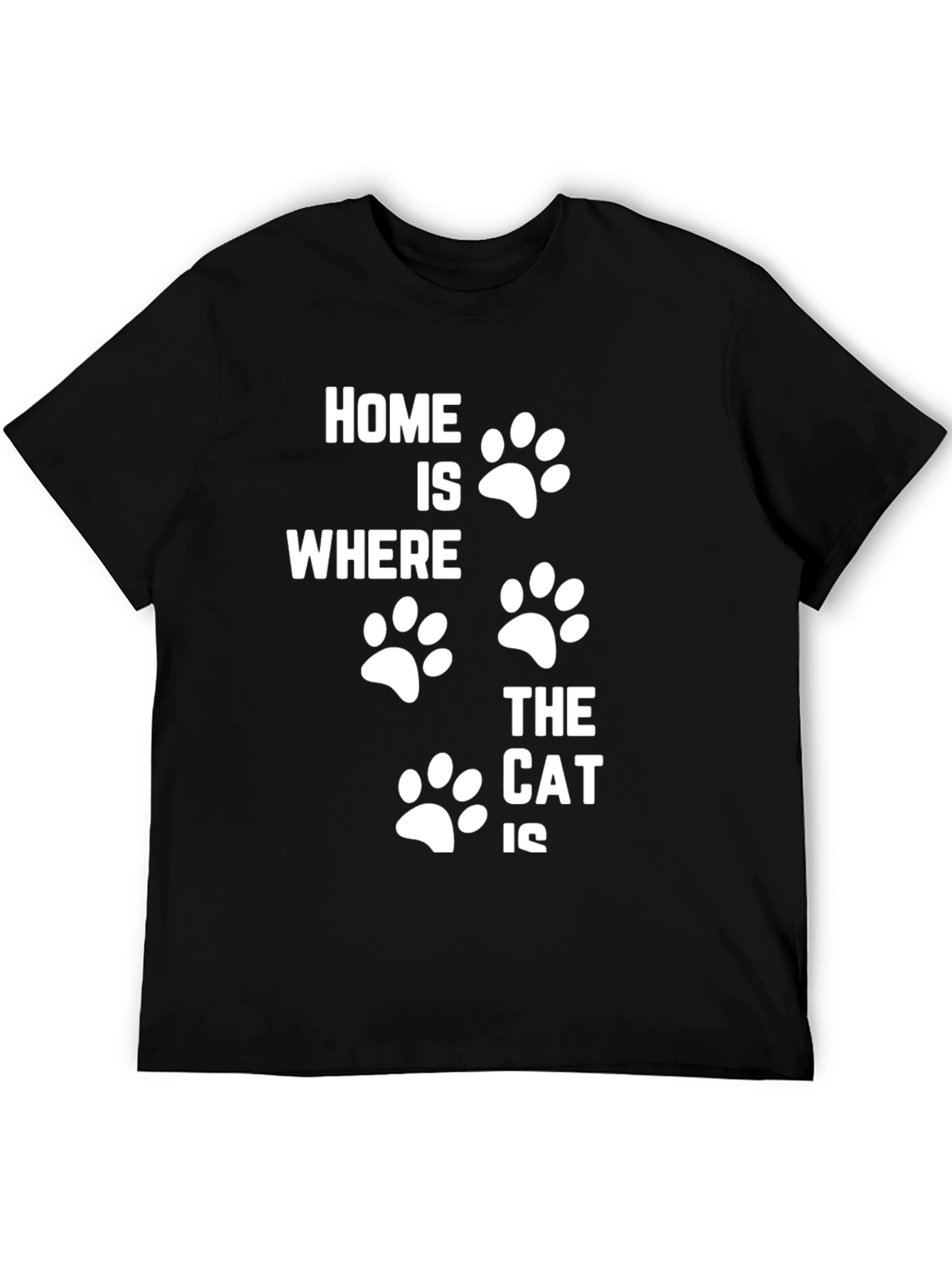 Home is Where the Cat Is Graphic Tee