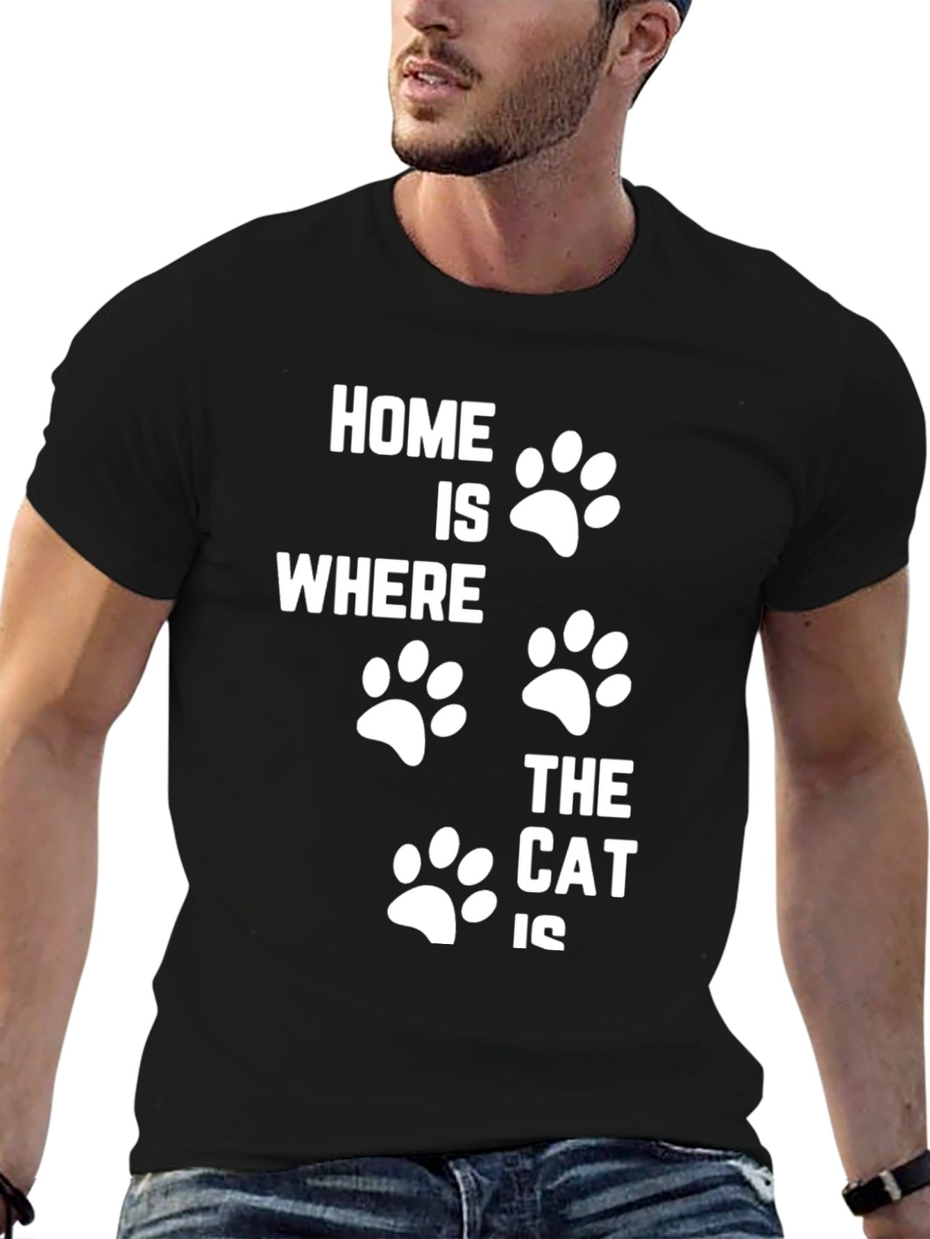 Home is Where the Cat Is Graphic Tee